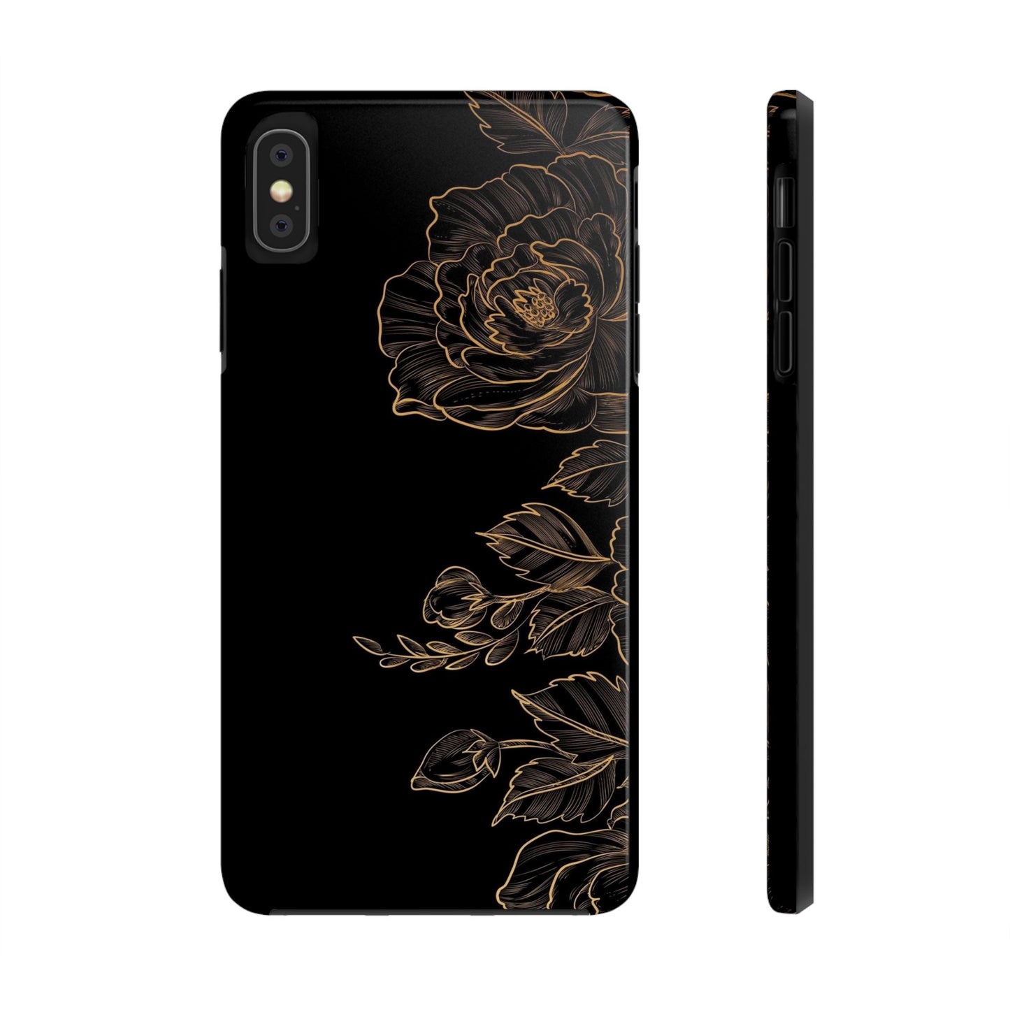 BLACK - Tough Phone Case