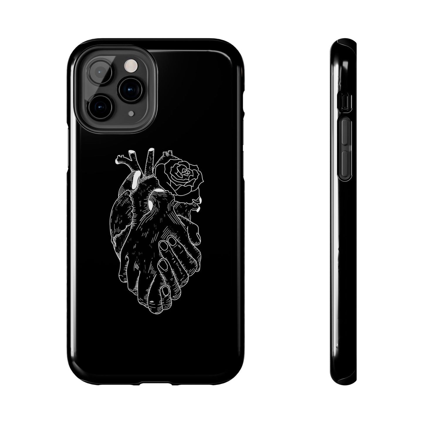 BLACK - Tough Phone Case