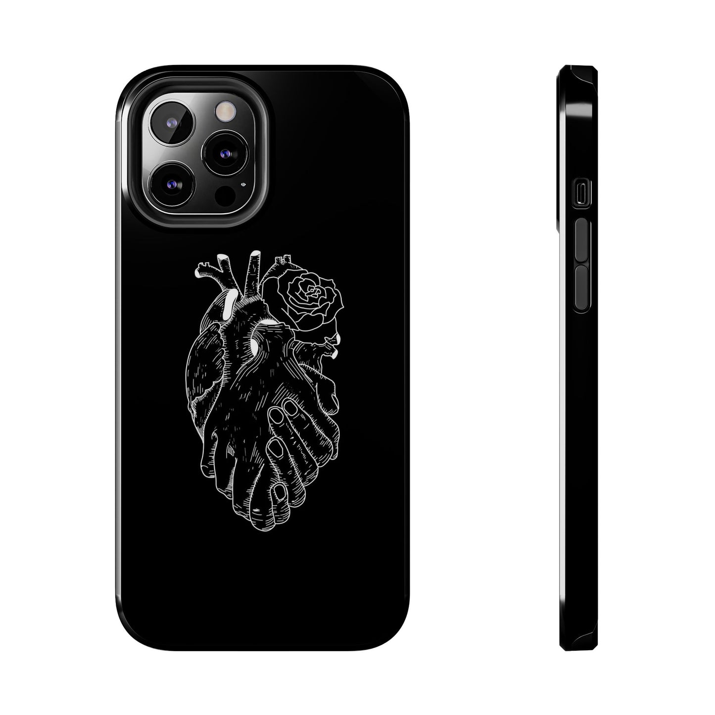 BLACK - Tough Phone Case