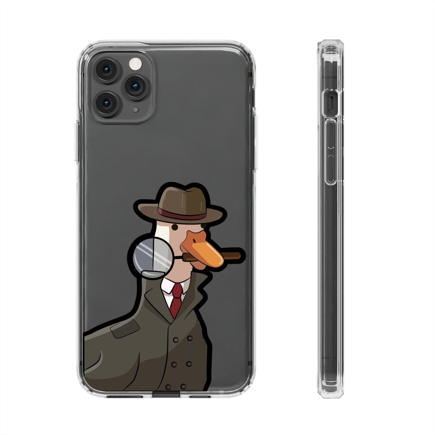 SPY Duck - Clear Phone Case