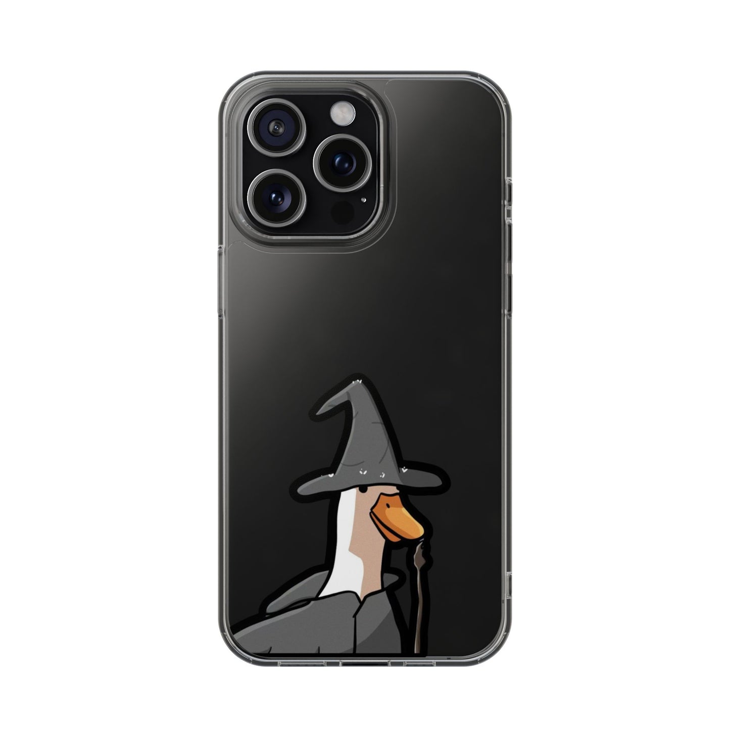 WIZARD Duck - Clear Phone Case