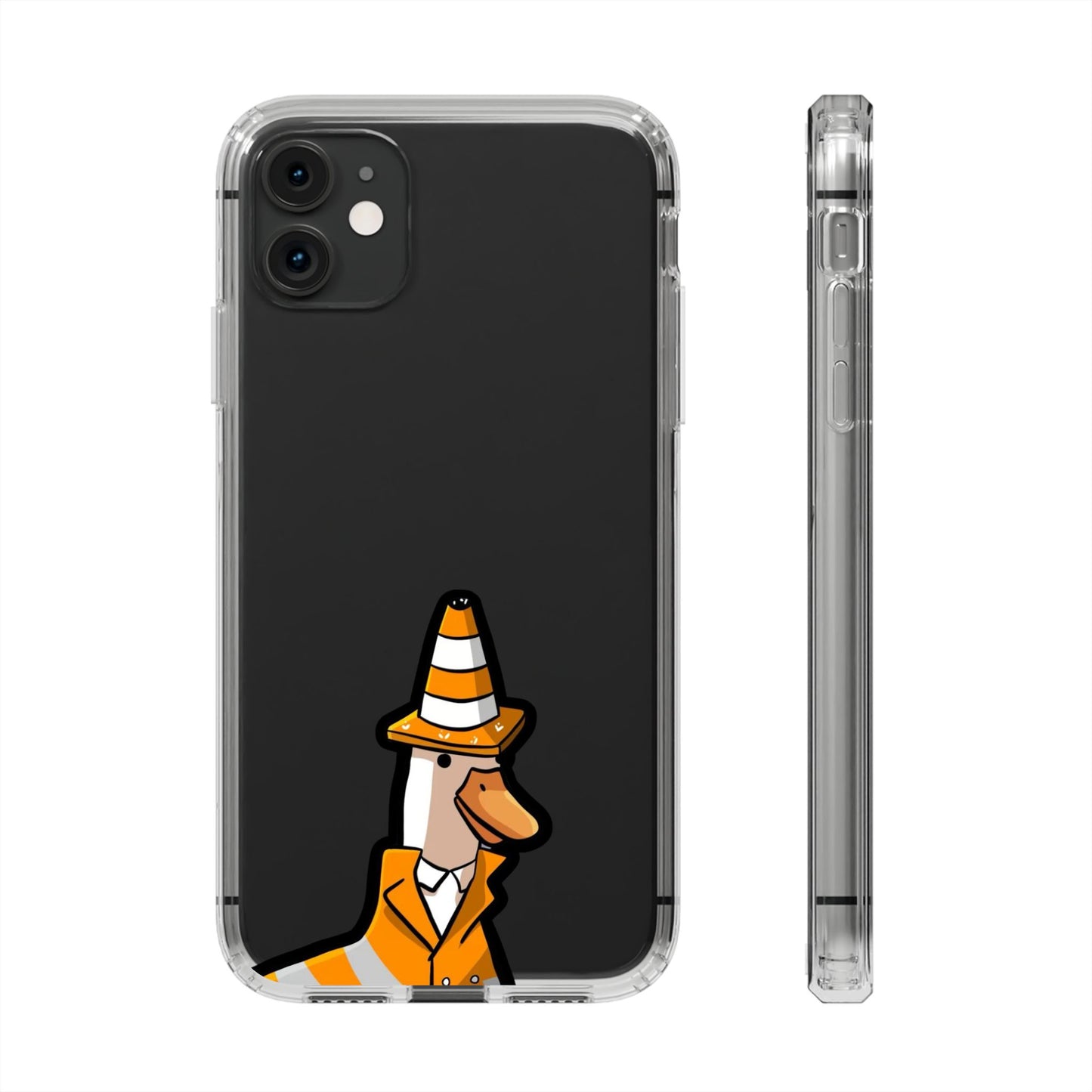 SAFE DUCK - Clear Phone Case