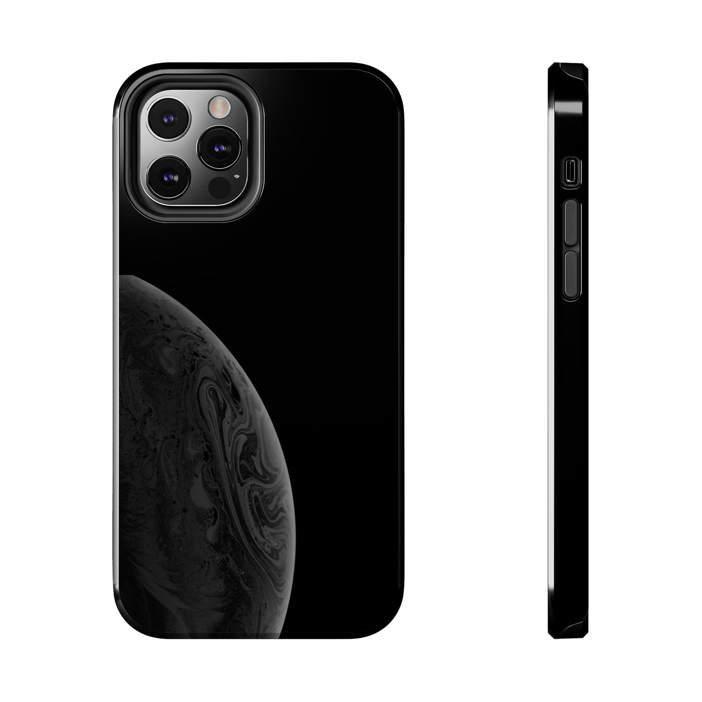 BLACK - Tough Phone Case