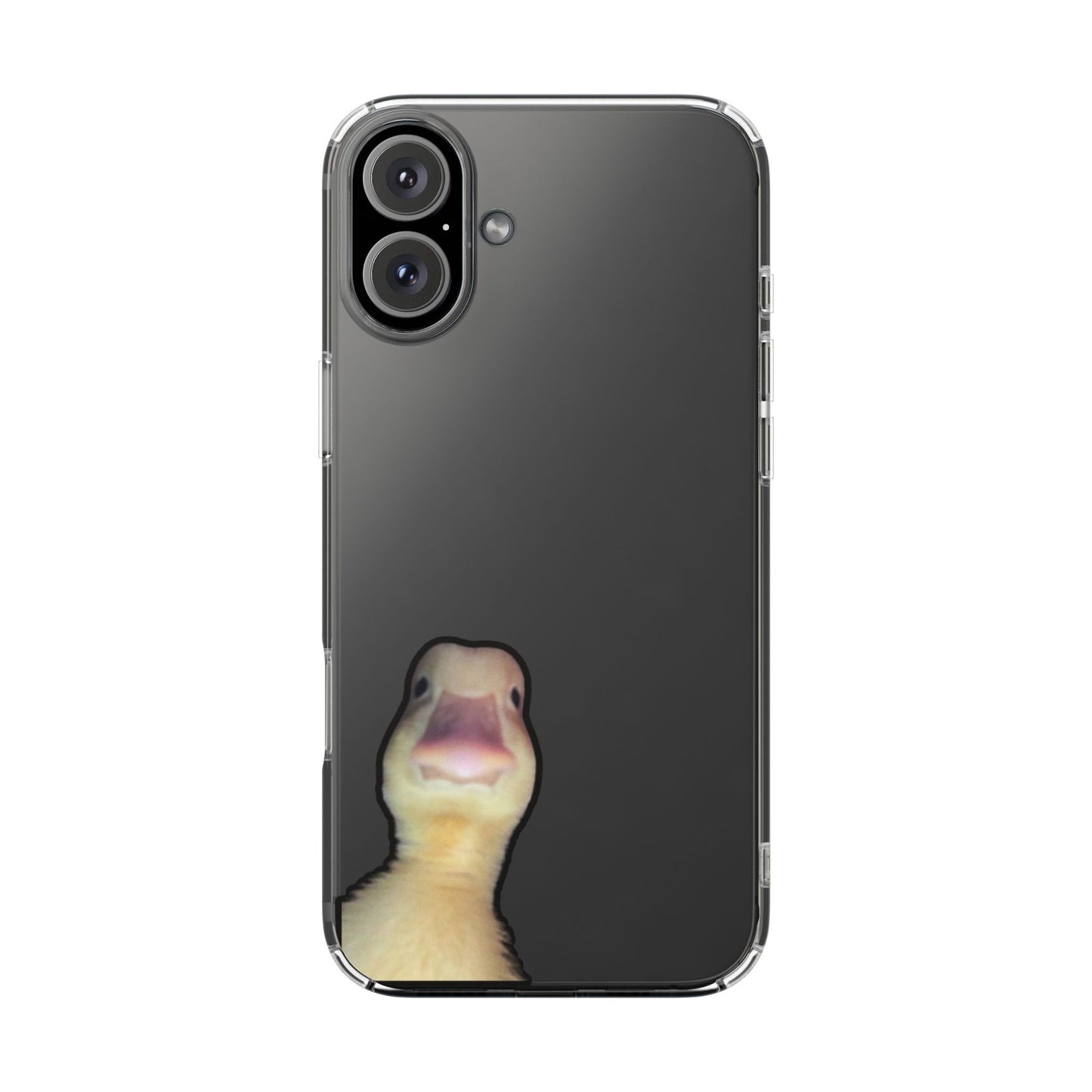 STRAIGHT Duck - Clear Phone Case