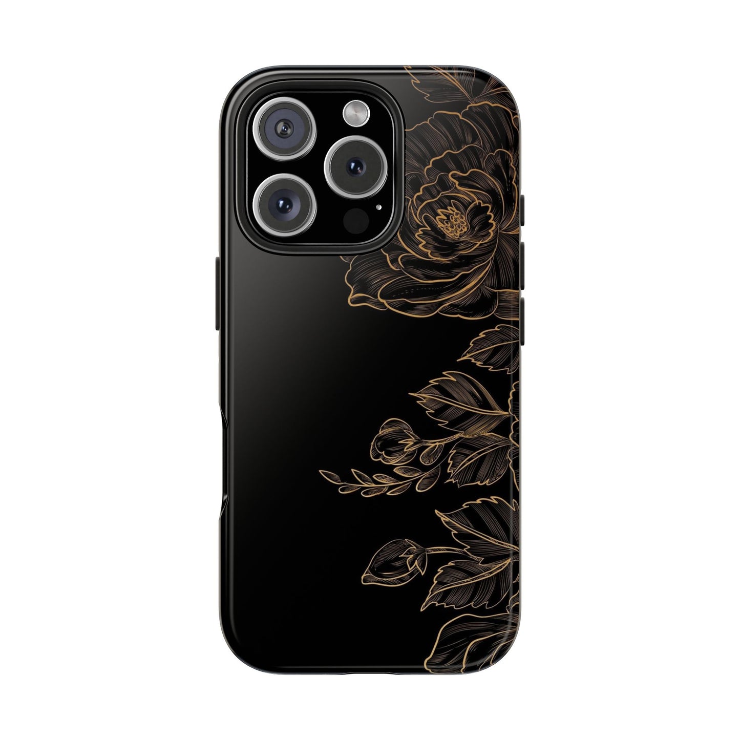 BLACK - Tough Phone Case