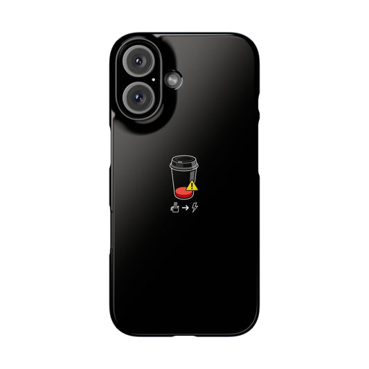 BLACK - Slim Phone Case