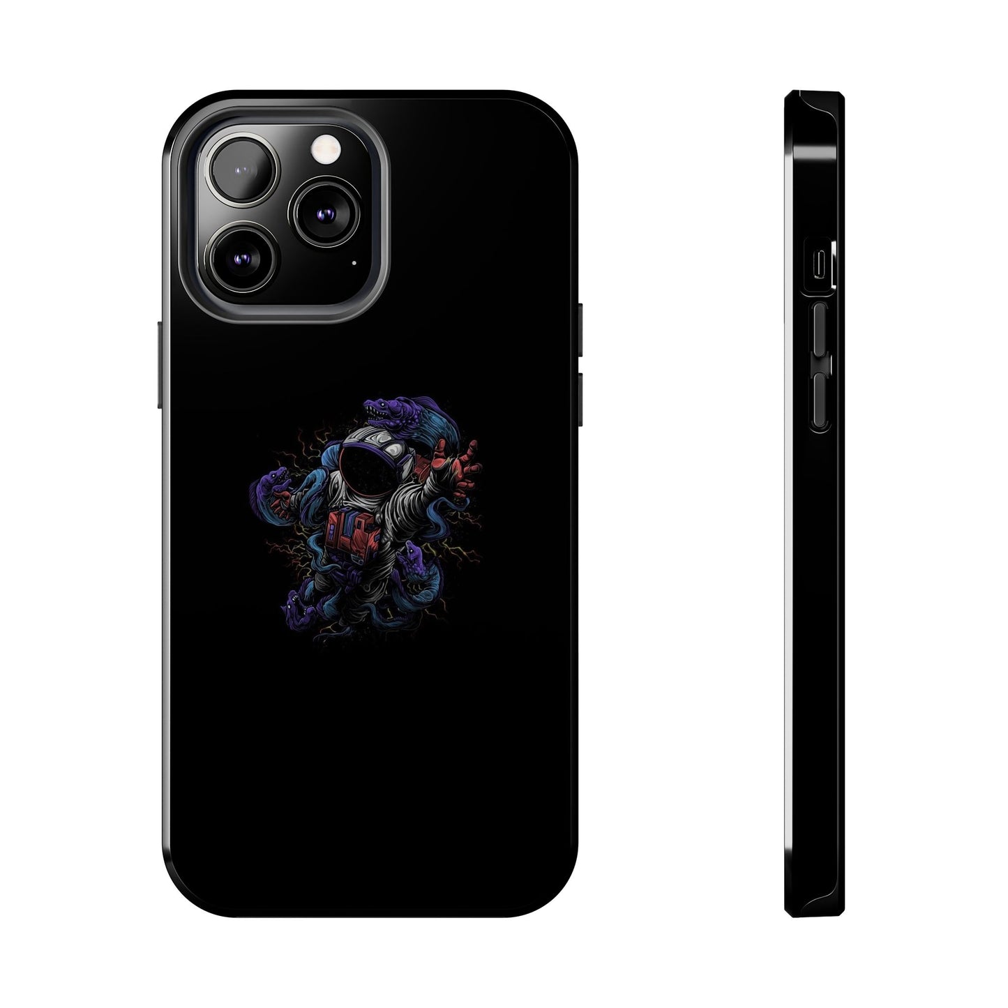 BLACK - Tough Phone Case