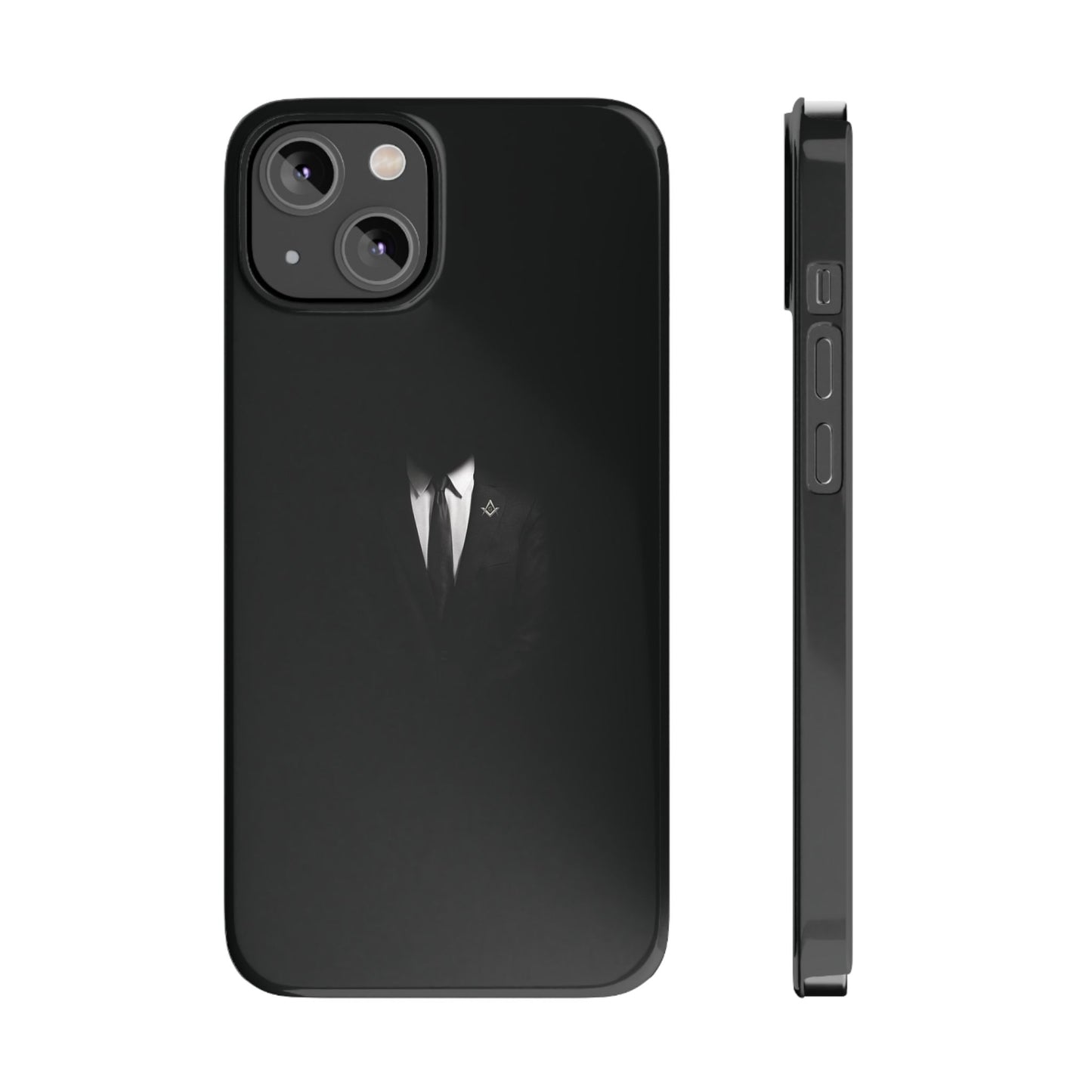 BLACK - Slim Phone Case