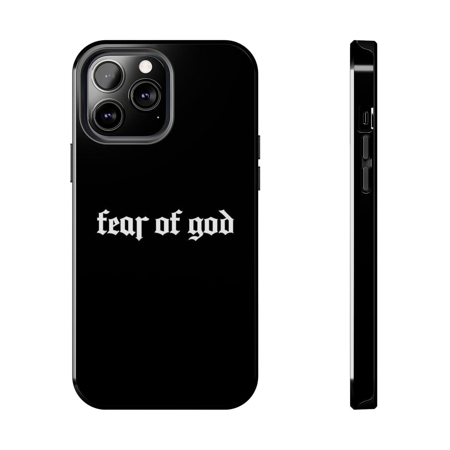 BLACK - Tough Phone Case