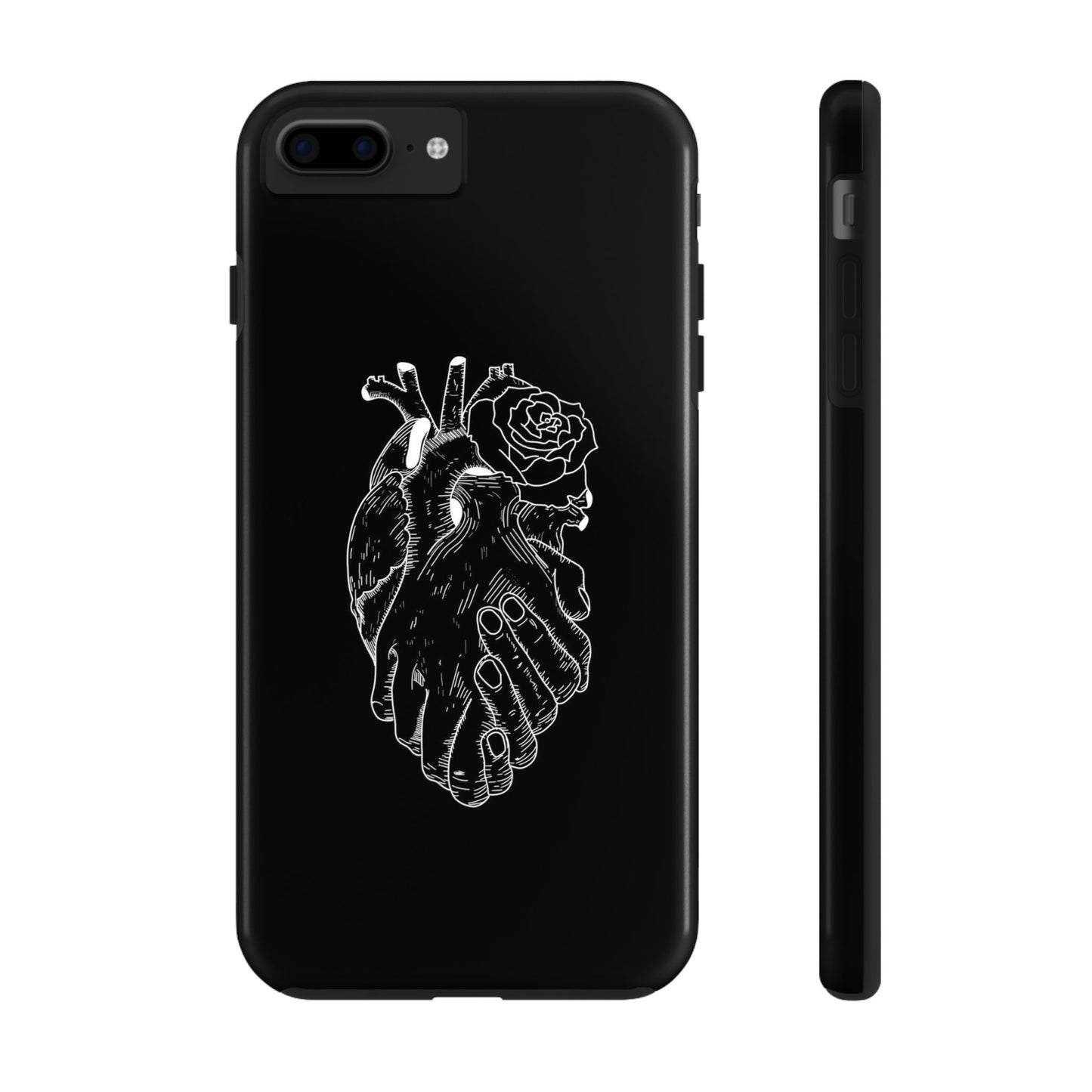 BLACK - Tough Phone Case