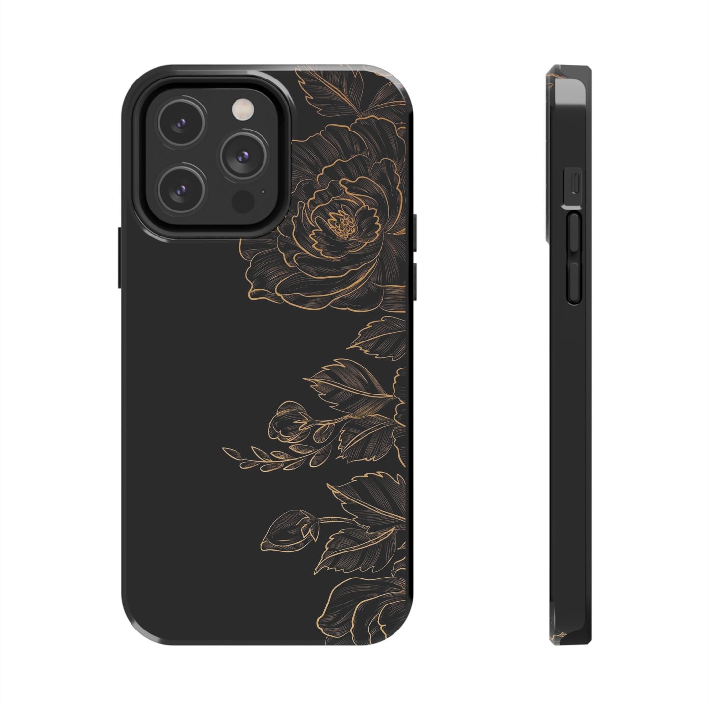 BLACK - Tough Phone Case