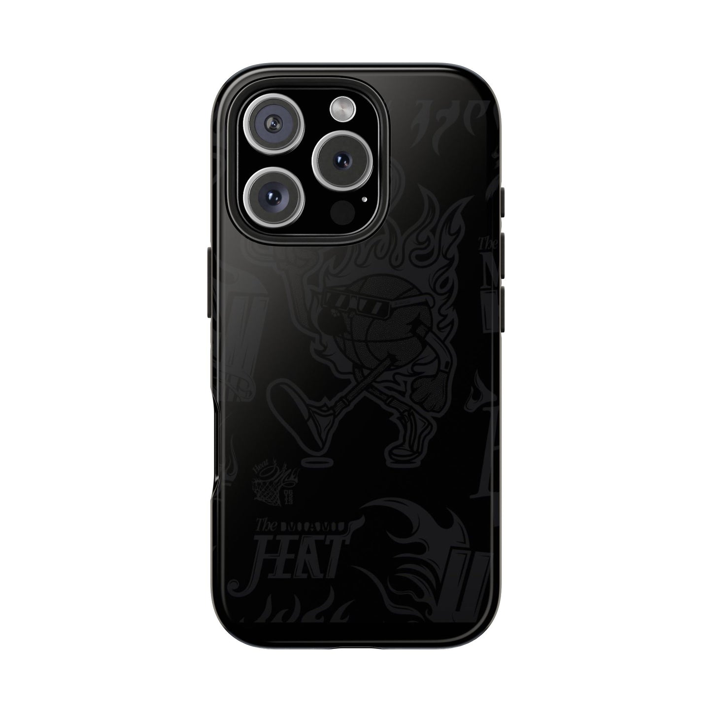 BLACK - Tough Phone Case
