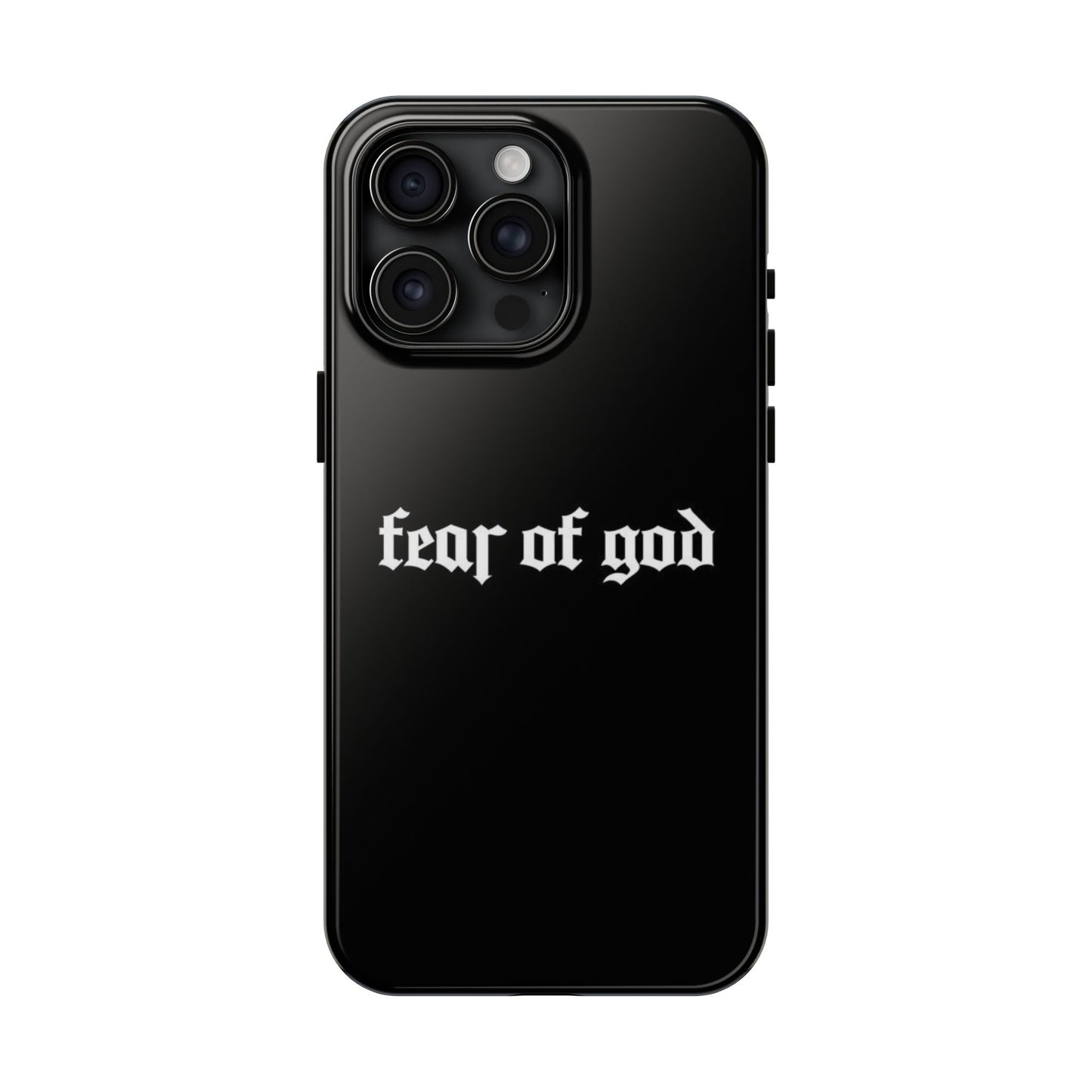 BLACK - Tough Phone Case