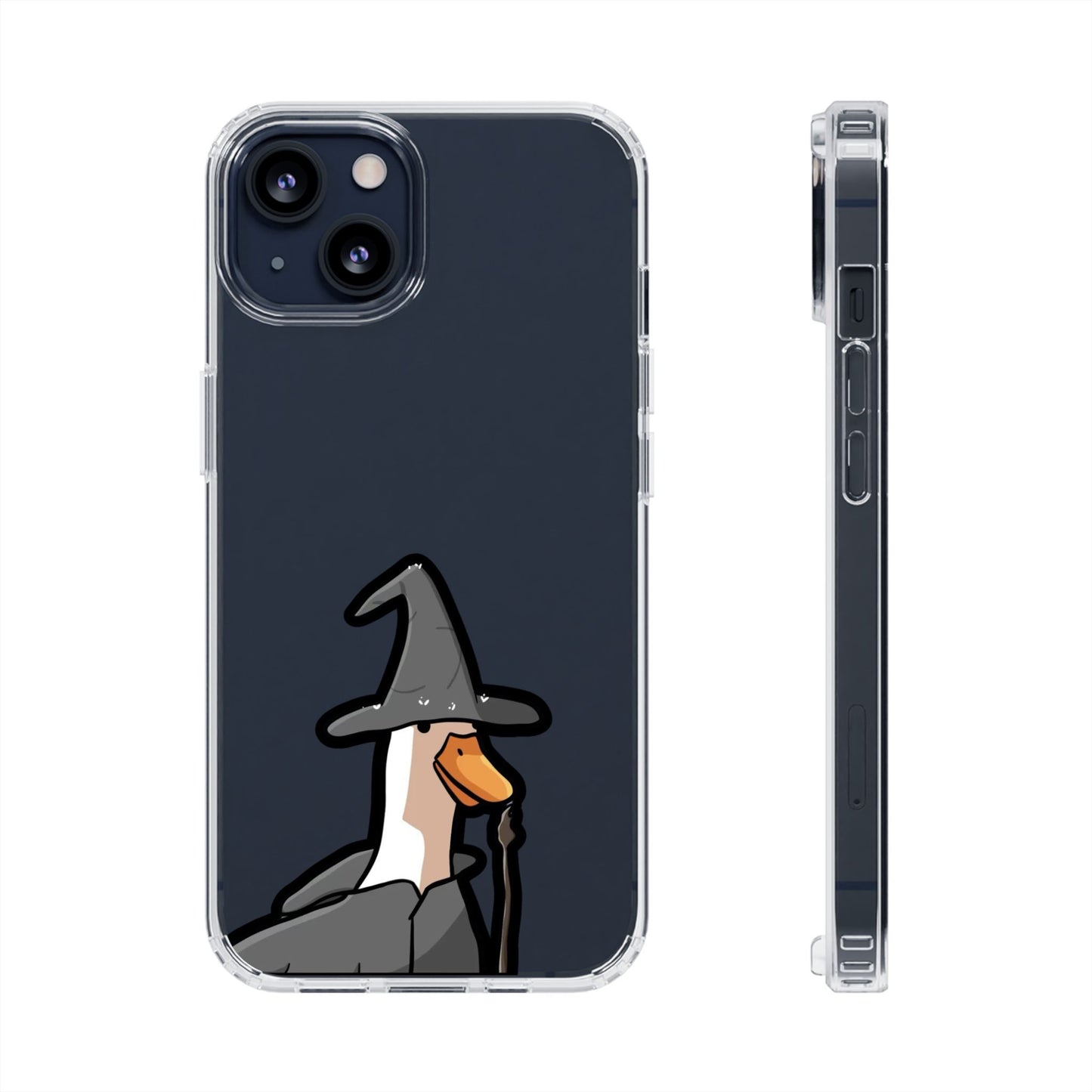 WIZARD Duck - Clear Phone Case