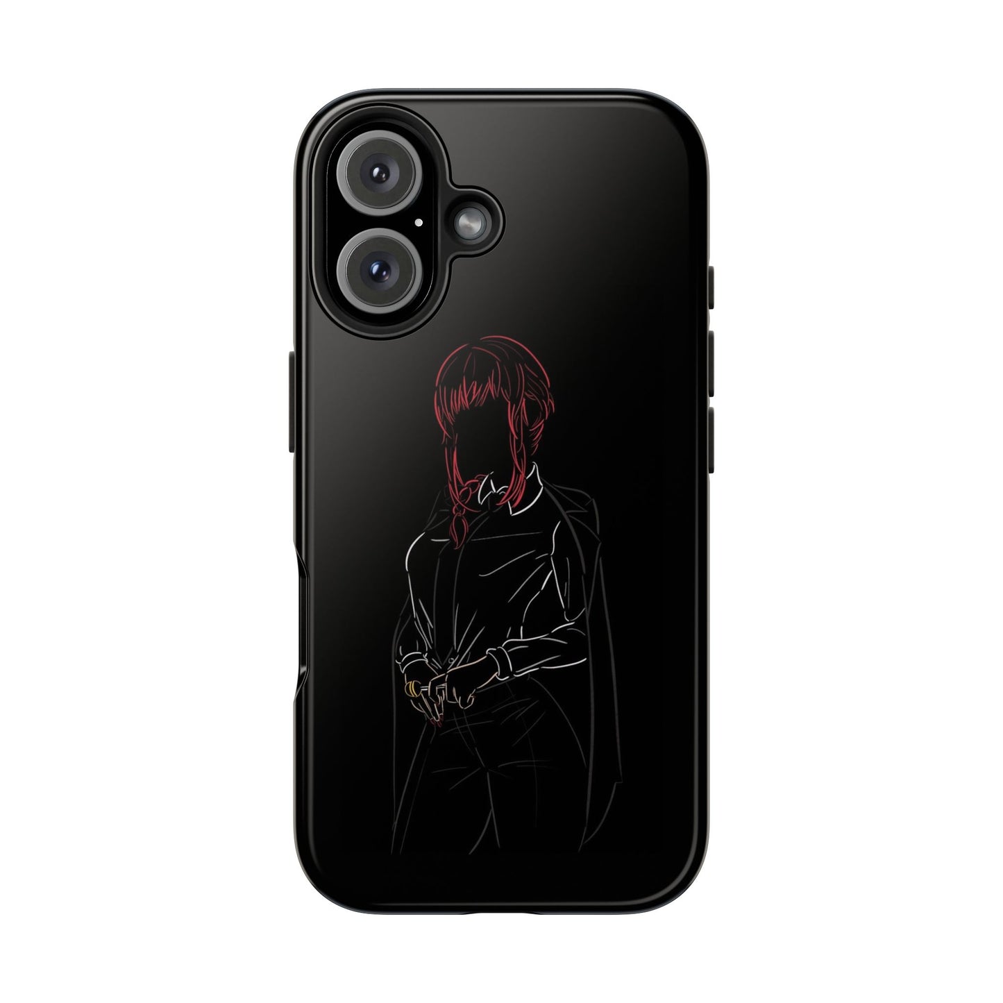 BLACK - Tough Phone Case