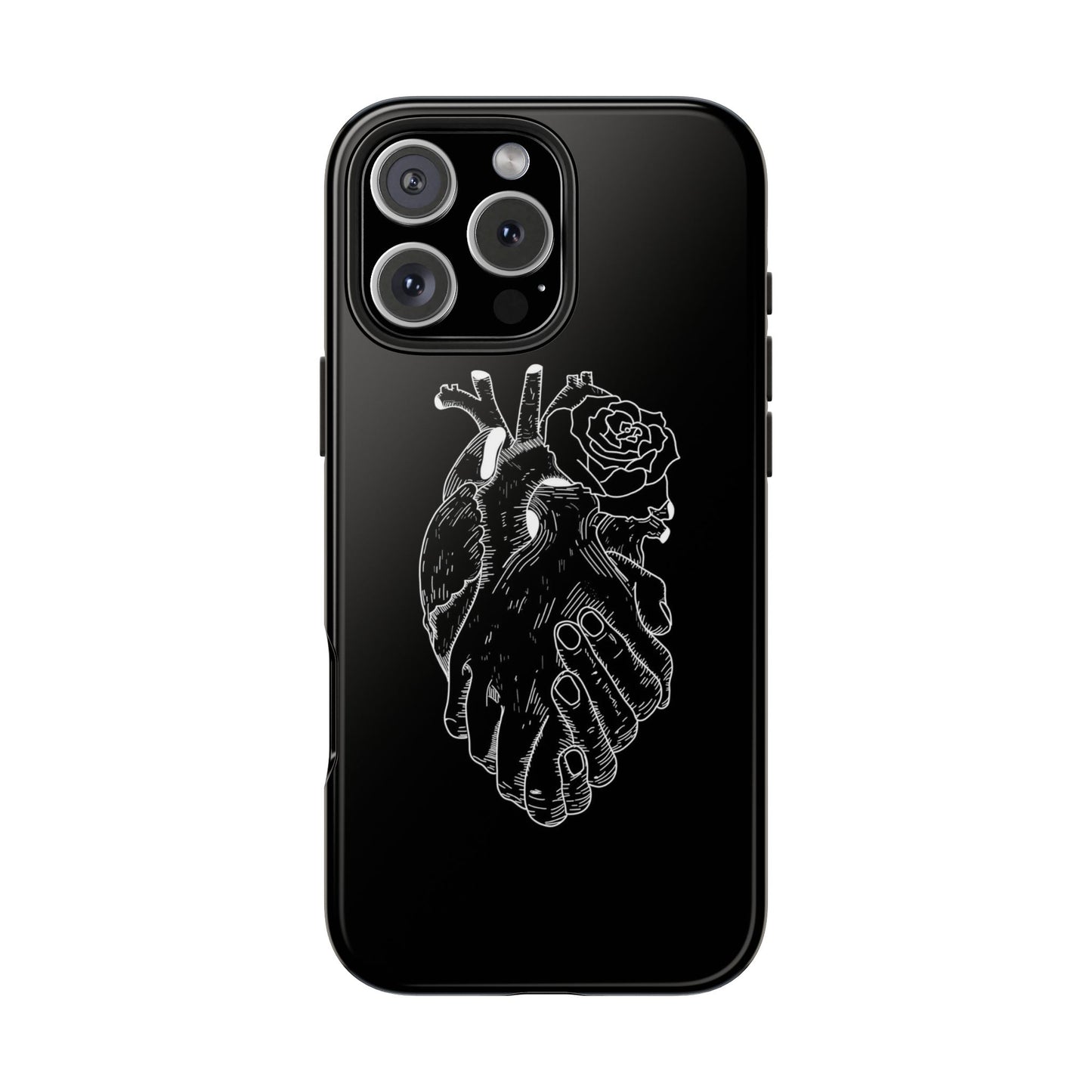 BLACK - Tough Phone Case