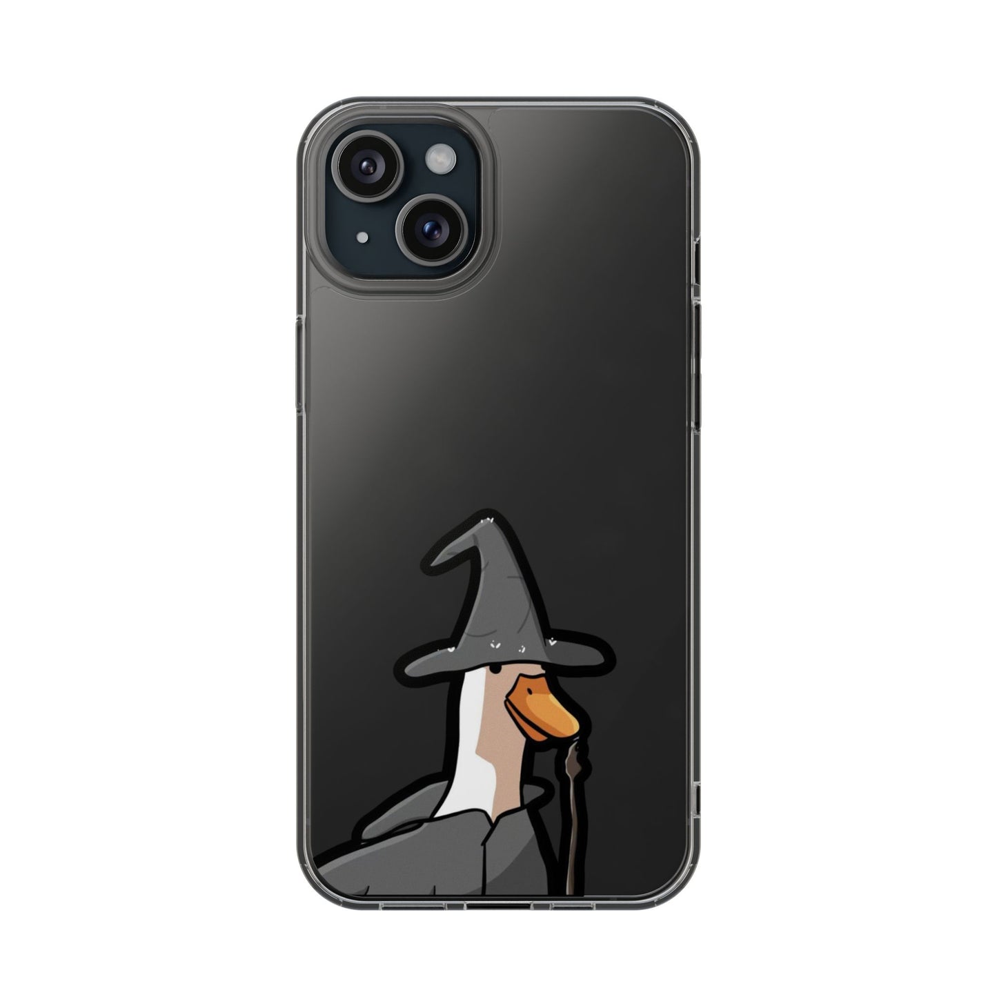 WIZARD Duck - Clear Phone Case
