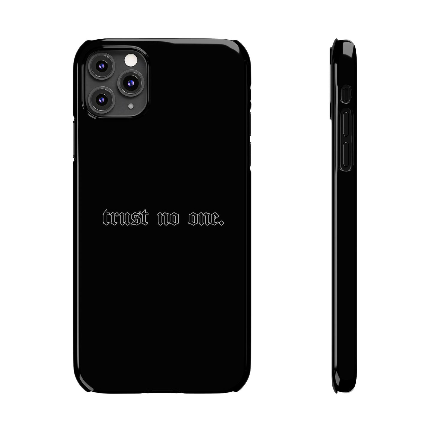 BLACK - Slim Phone Case