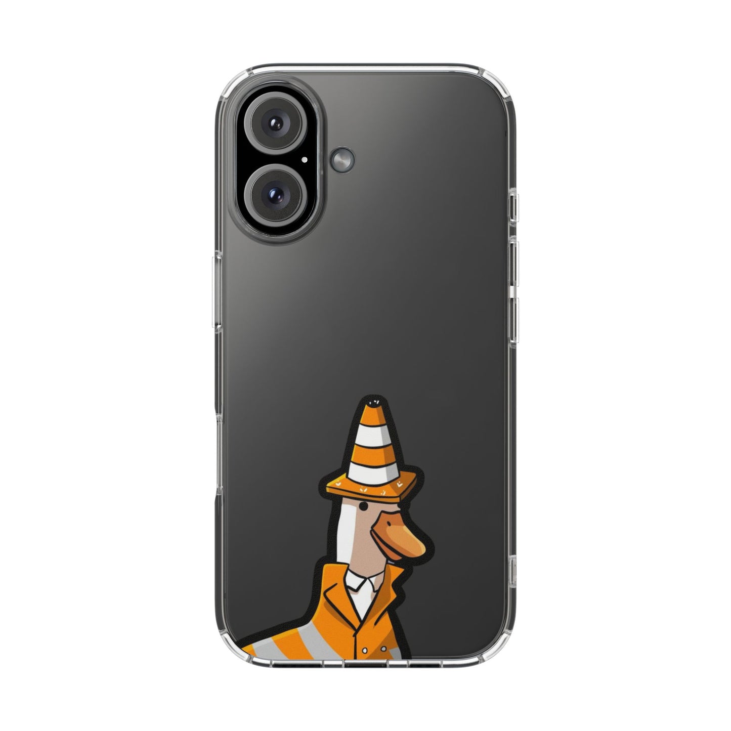 SAFE DUCK - Clear Phone Case