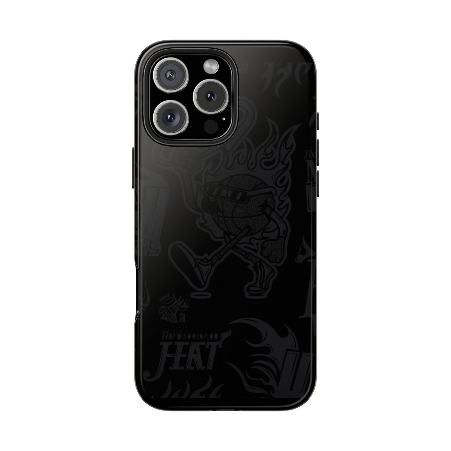 BLACK - Tough Phone Case