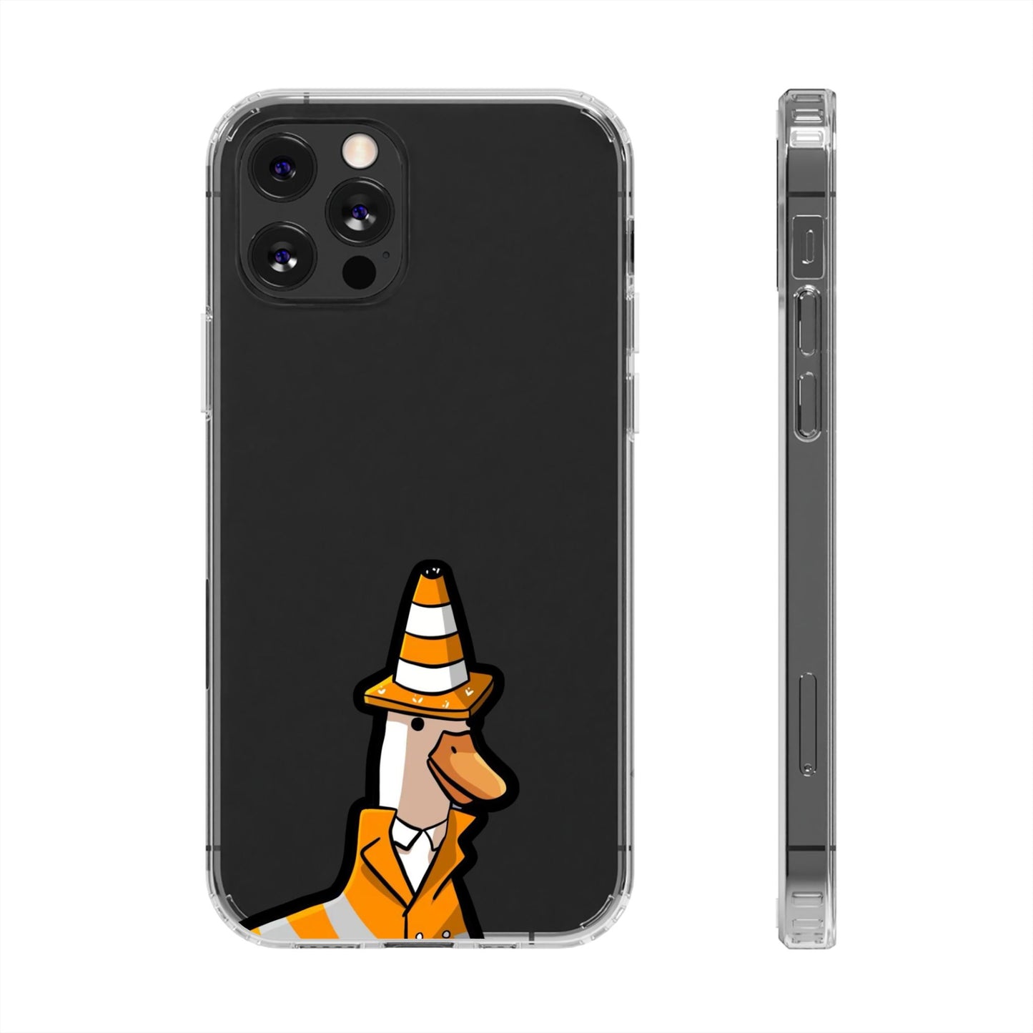 SAFE DUCK - Clear Phone Case