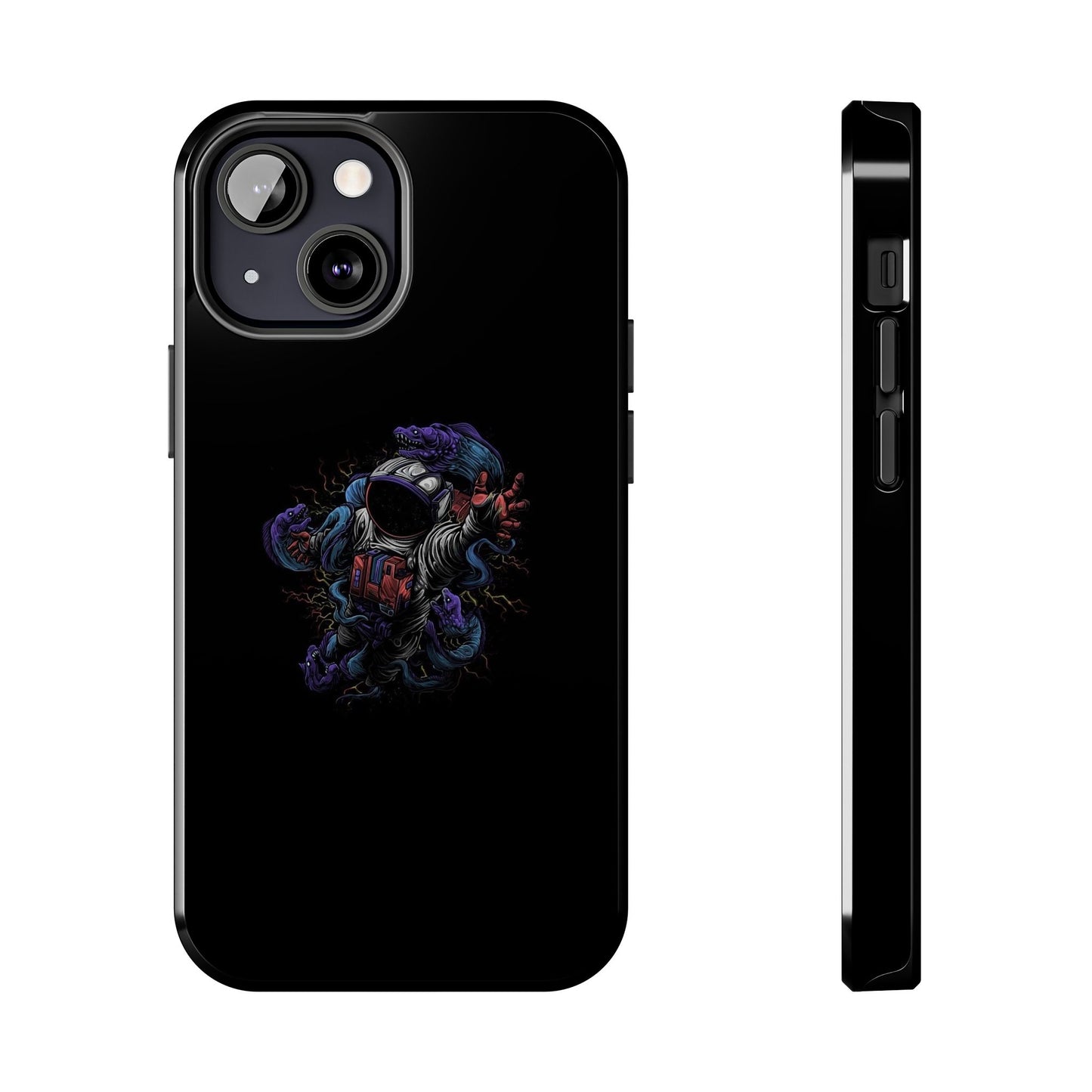 BLACK - Tough Phone Case