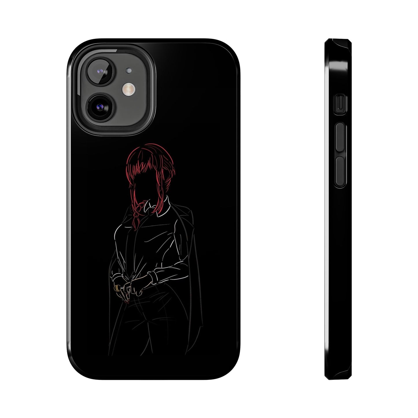 BLACK - Tough Phone Case