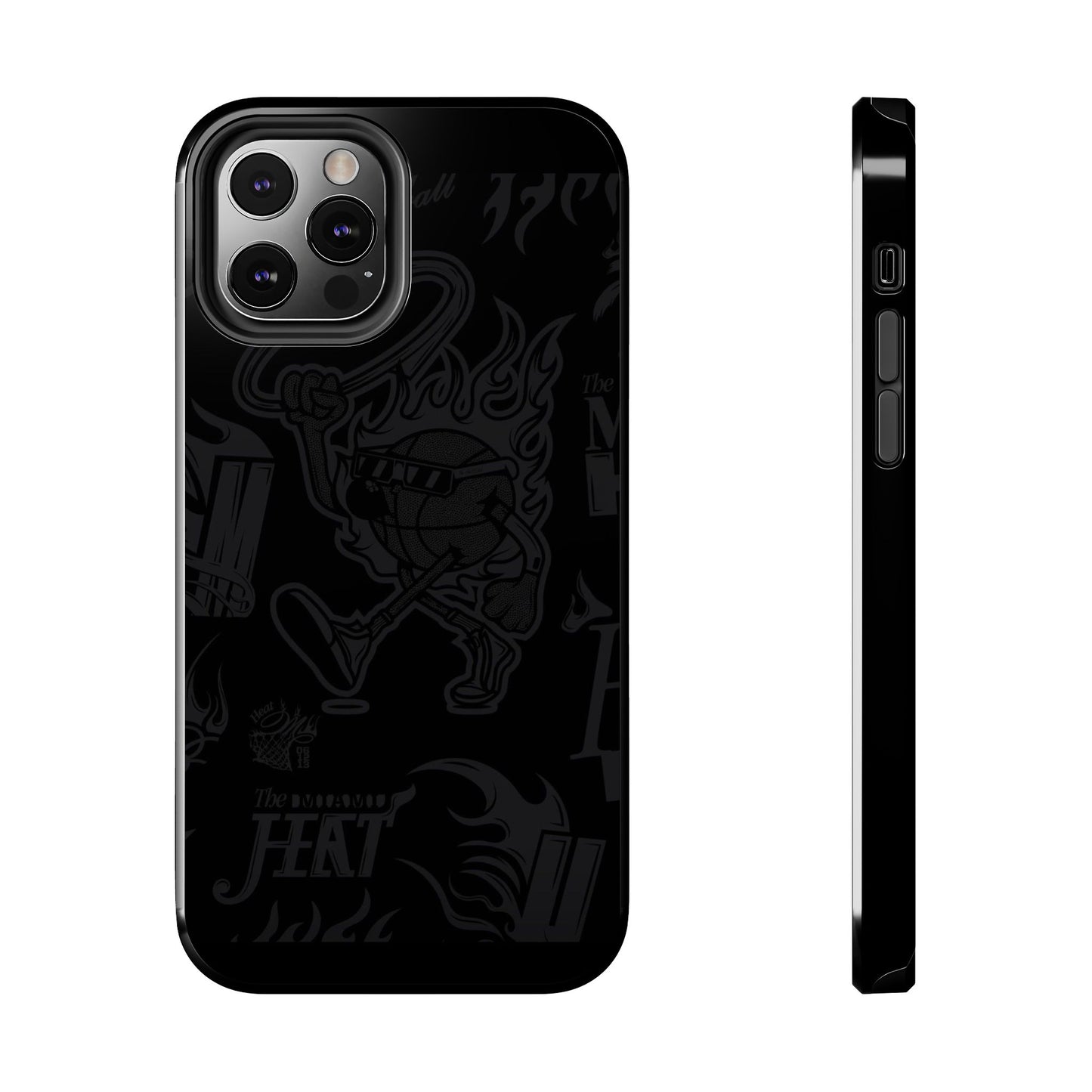 BLACK - Tough Phone Case