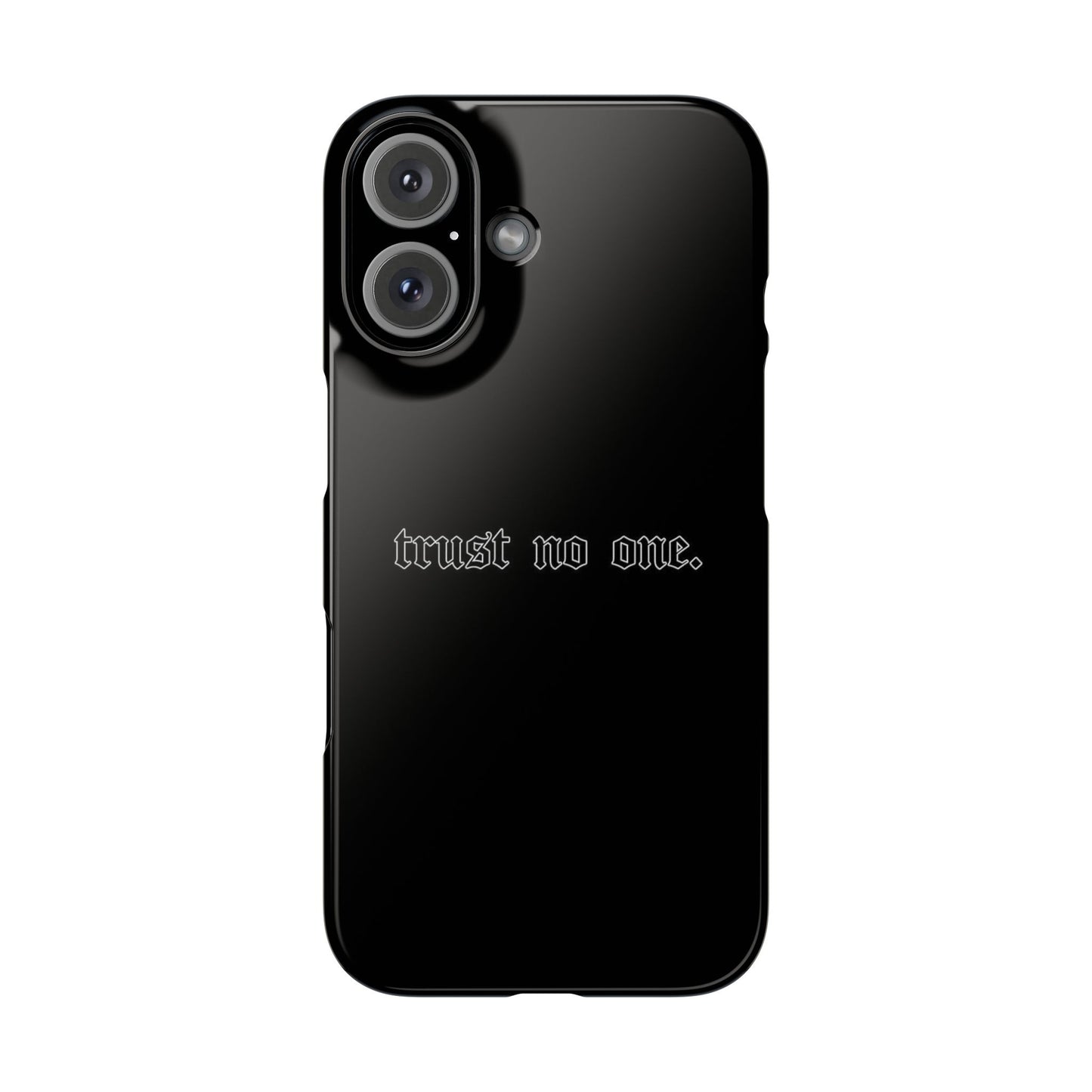 BLACK - Slim Phone Case