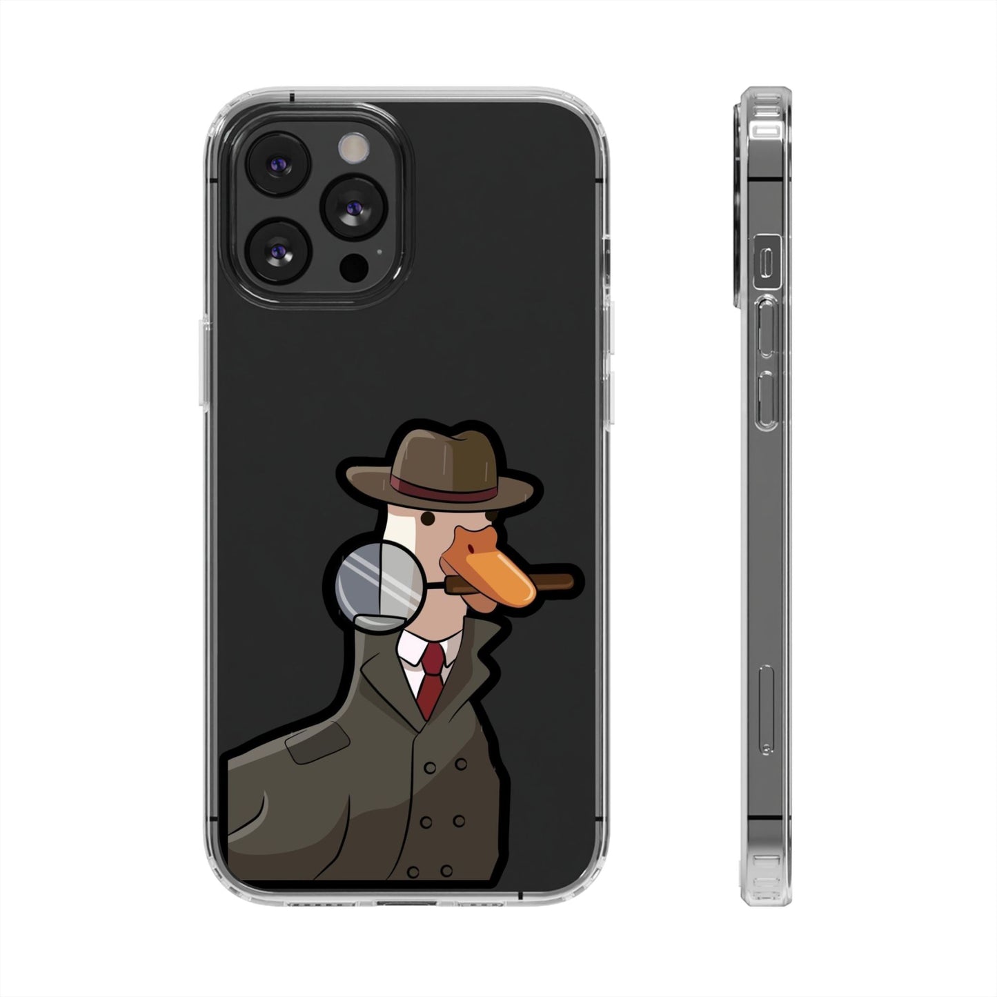 SPY Duck - Clear Phone Case