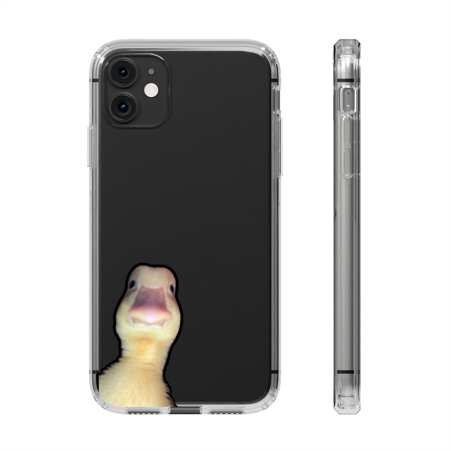 STRAIGHT Duck - Clear Phone Case