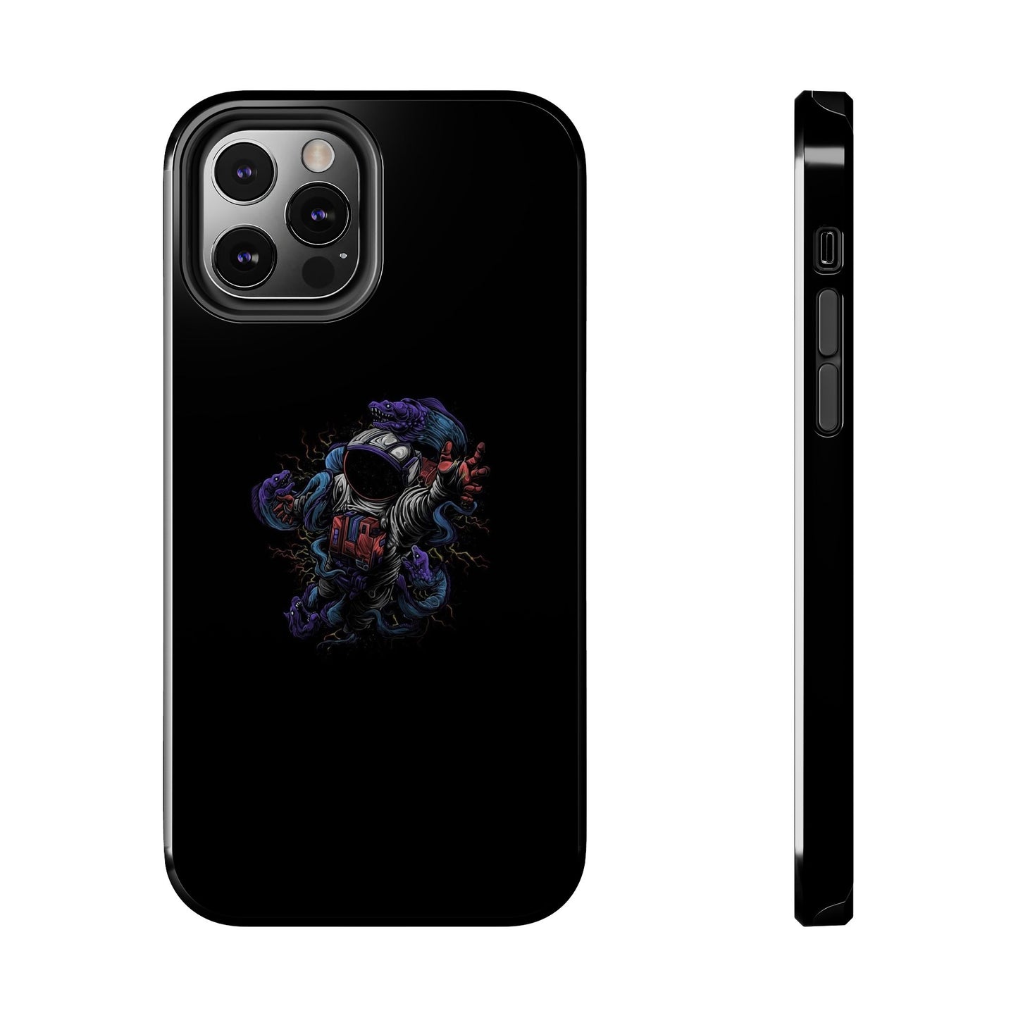 BLACK - Tough Phone Case