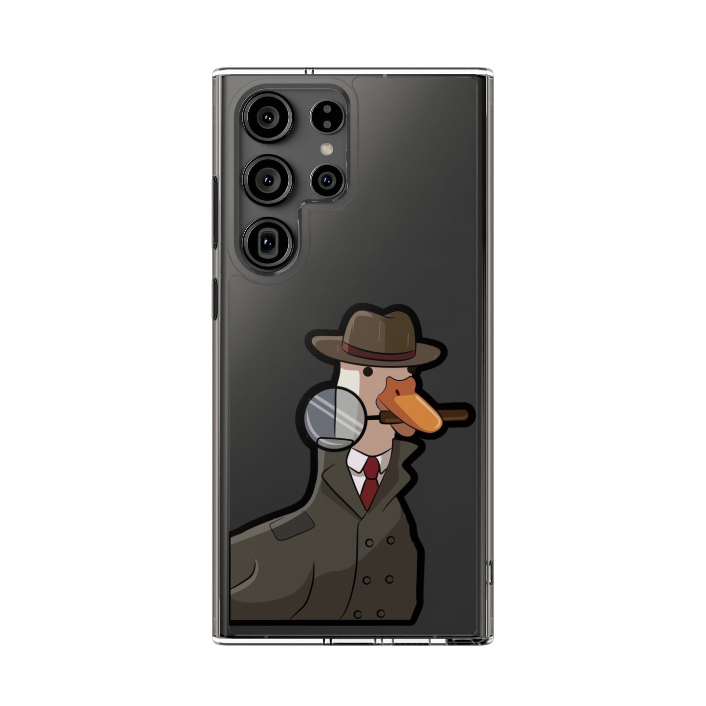SPY Duck - Clear Phone Case