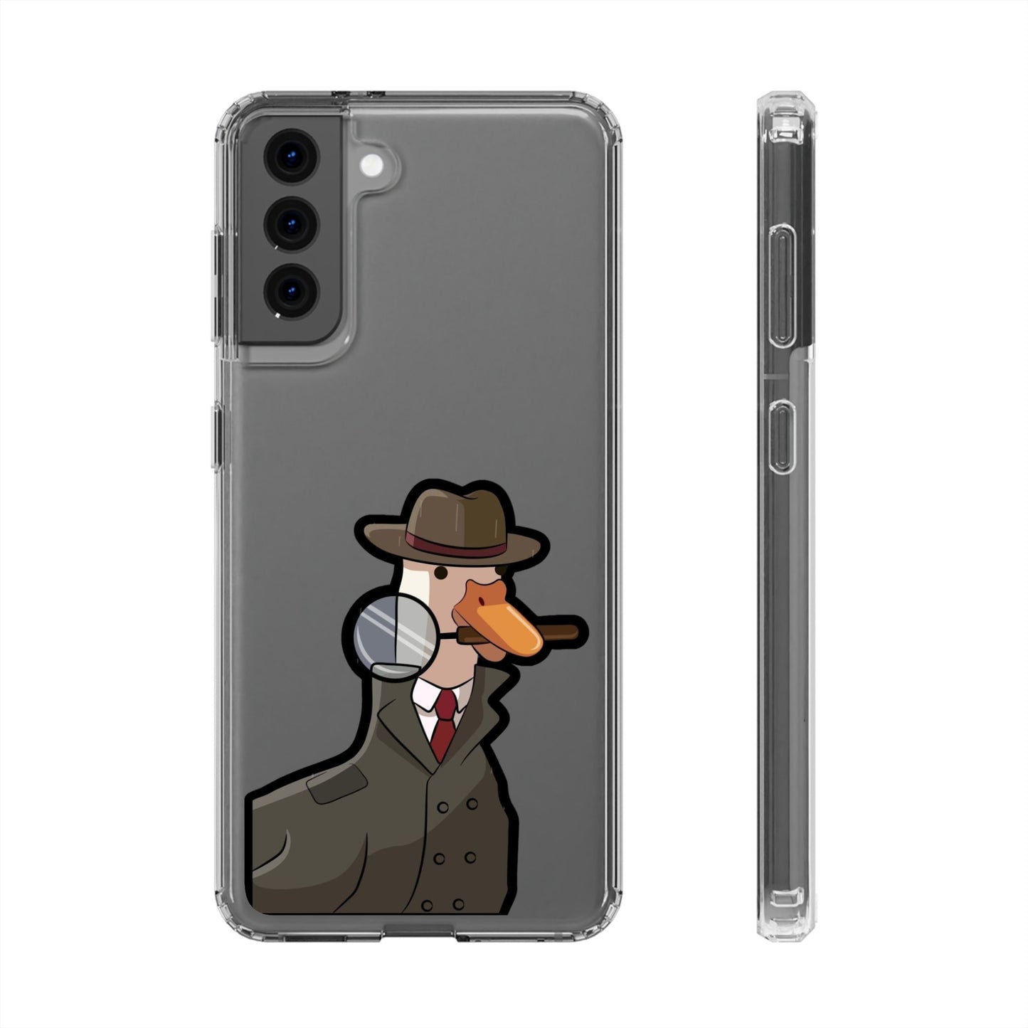 SPY Duck - Clear Phone Case