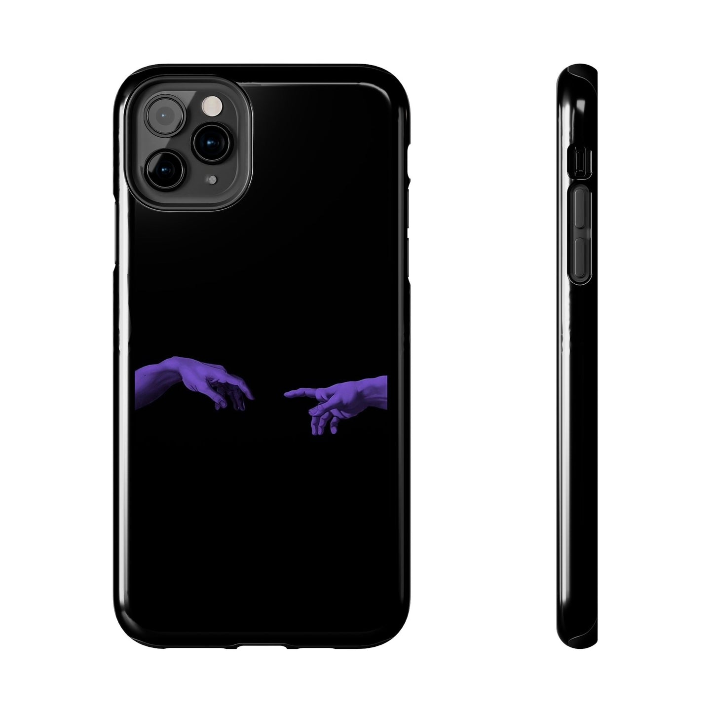 BLACK - Tough Phone Case