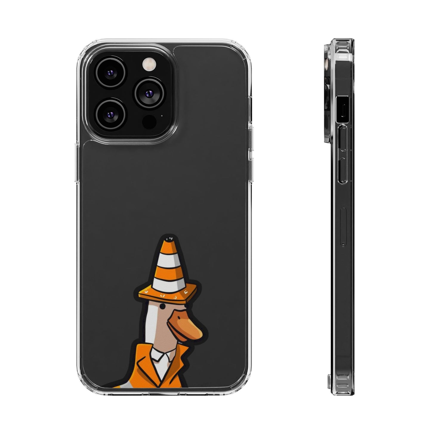 SAFE DUCK - Clear Phone Case