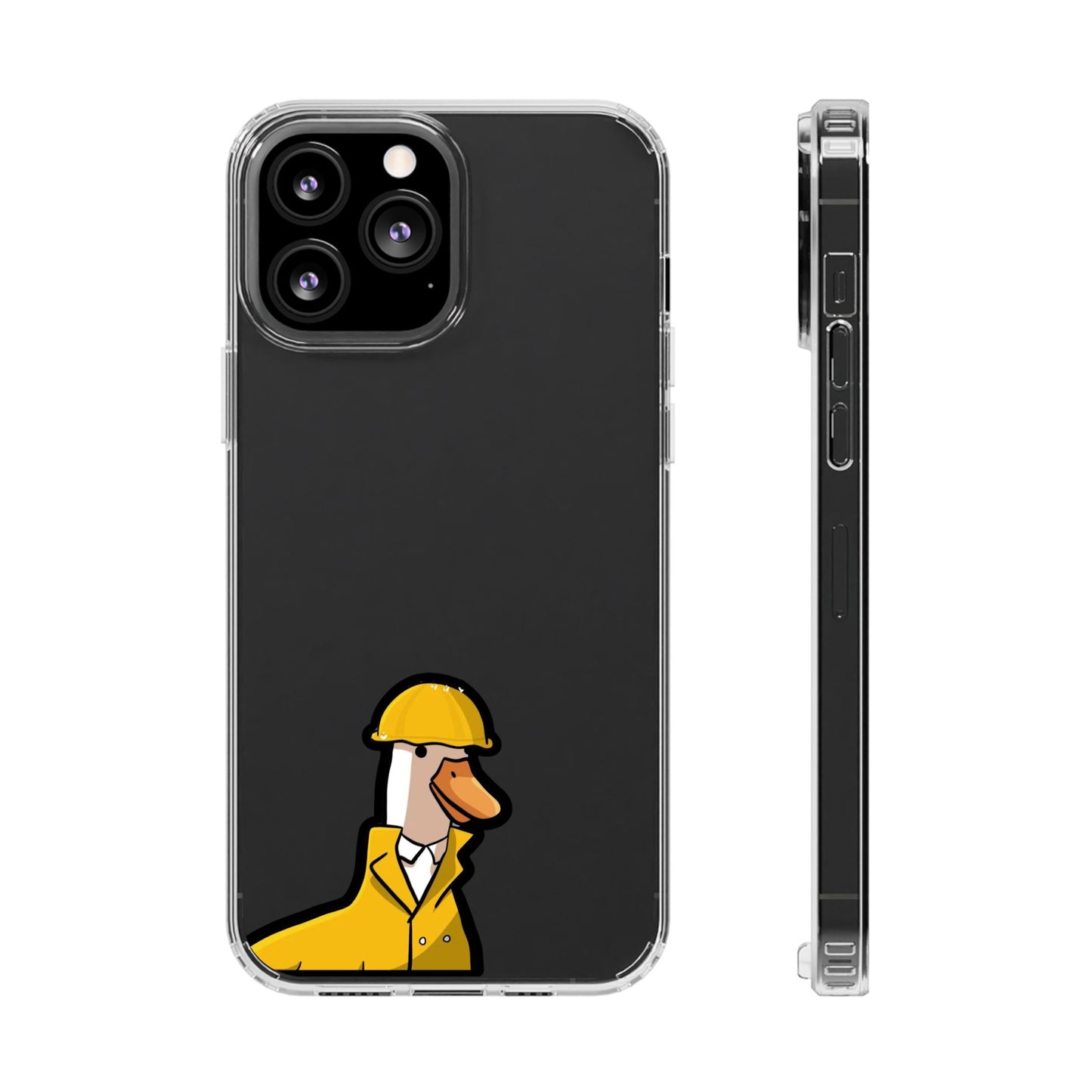 RAIN DUCK - Clear Phone Case