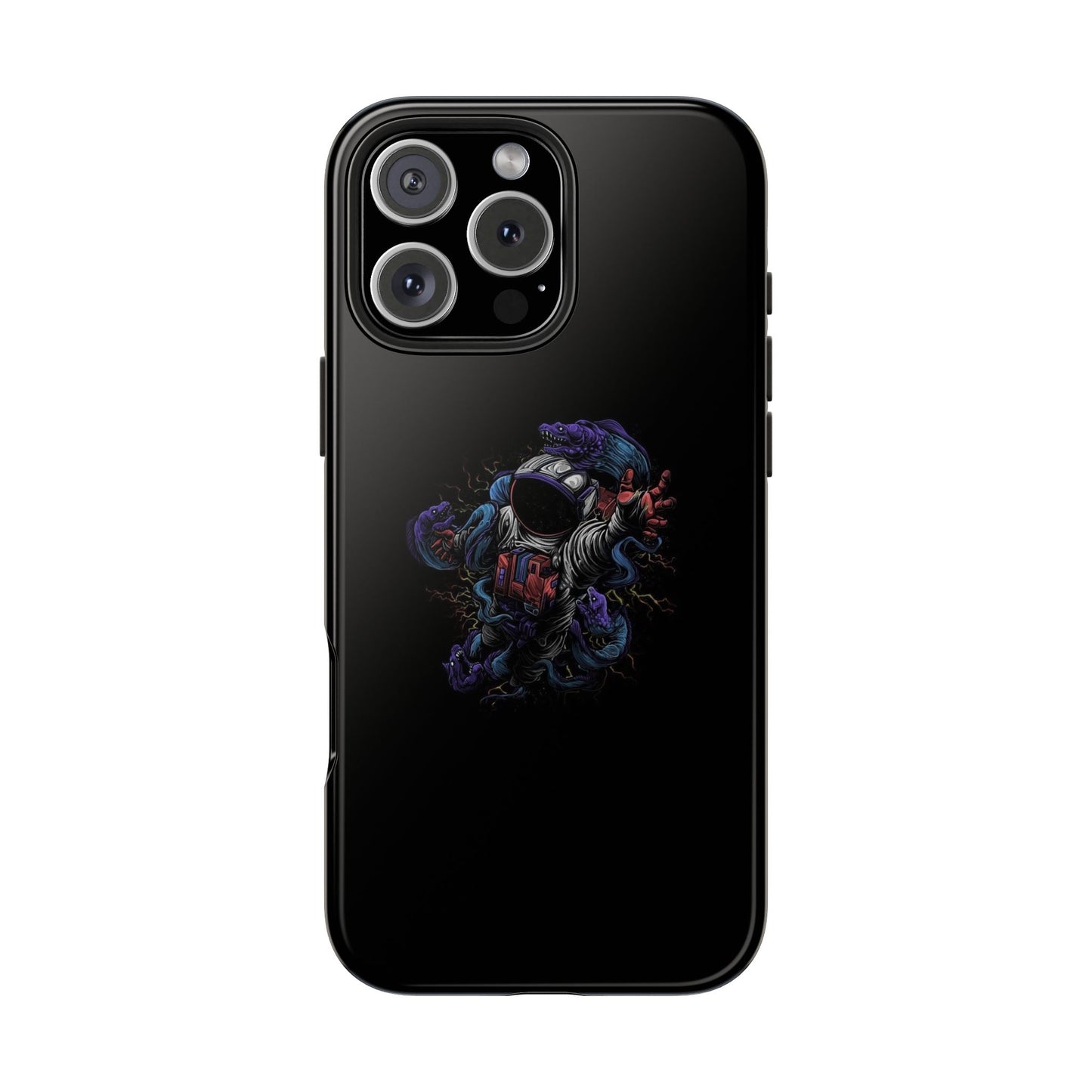 BLACK - Tough Phone Case