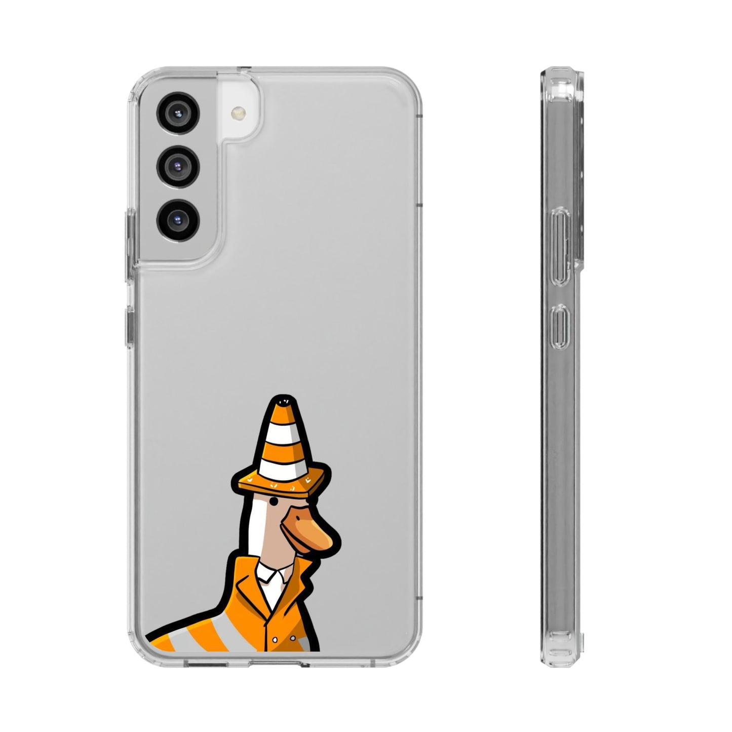 SAFE DUCK - Clear Phone Case