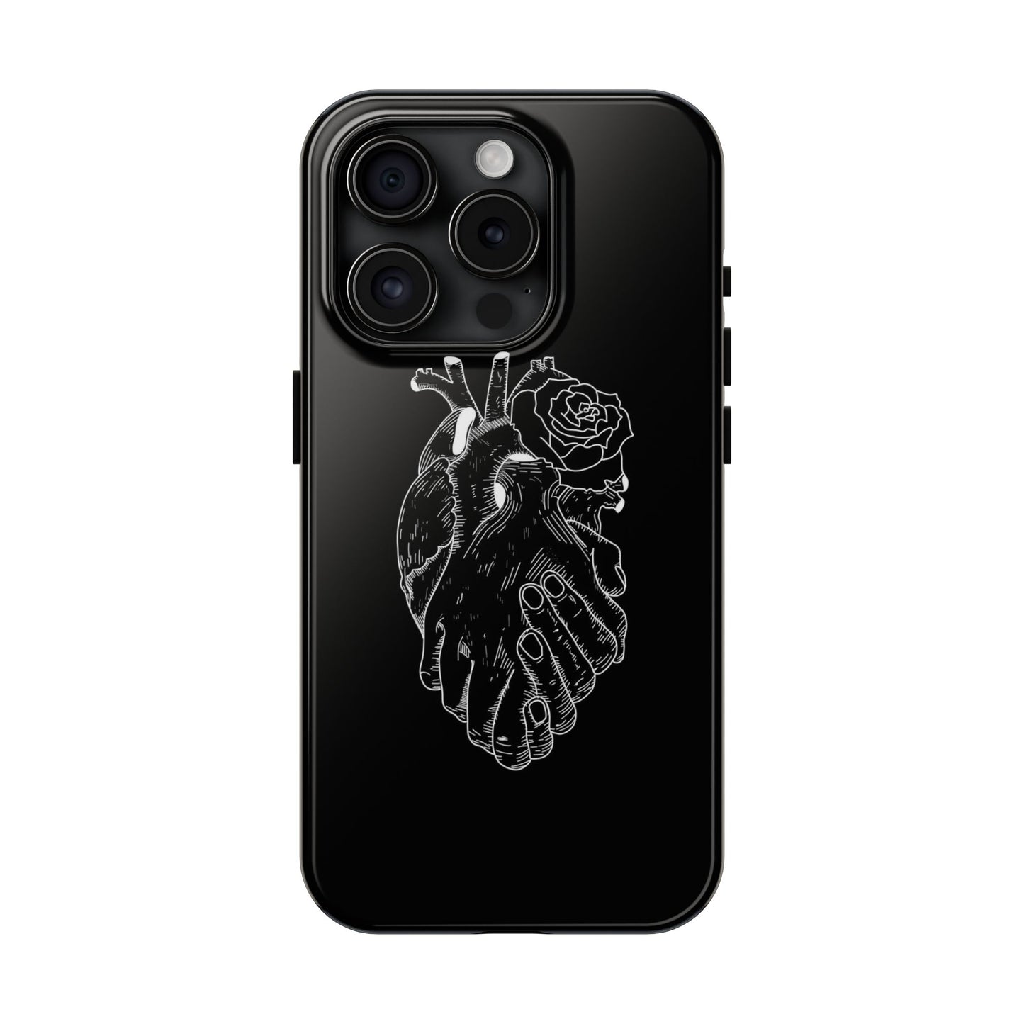 BLACK - Tough Phone Case