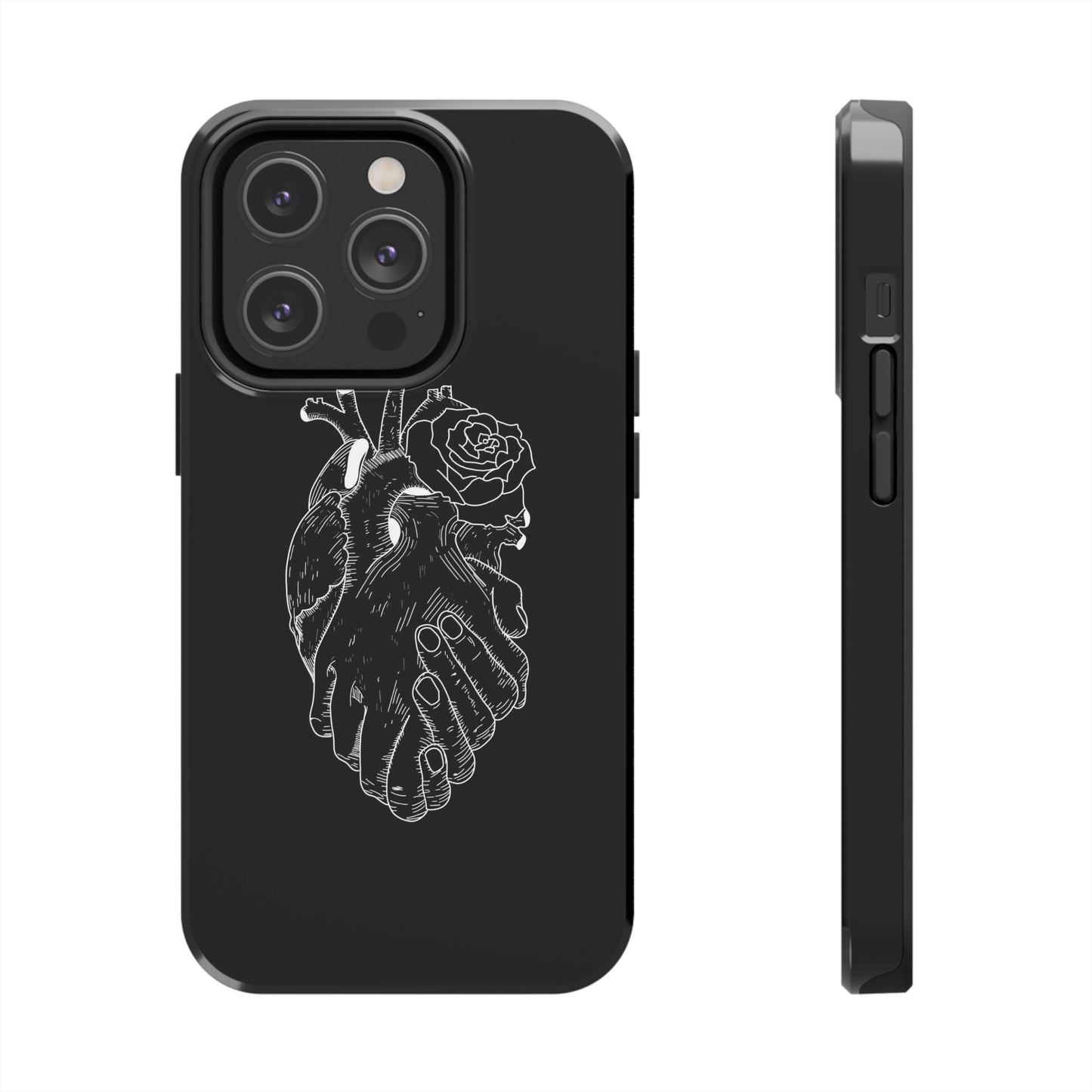 BLACK - Tough Phone Case