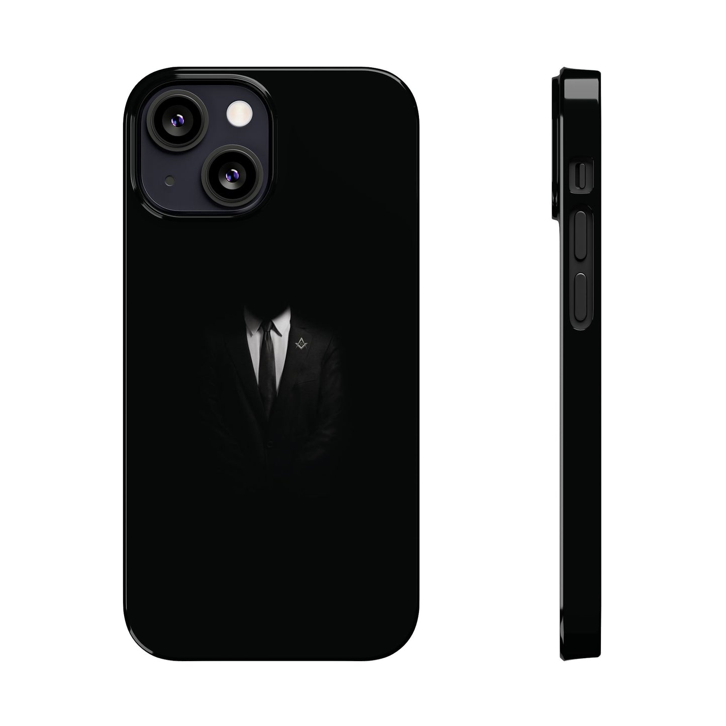 BLACK - Slim Phone Case