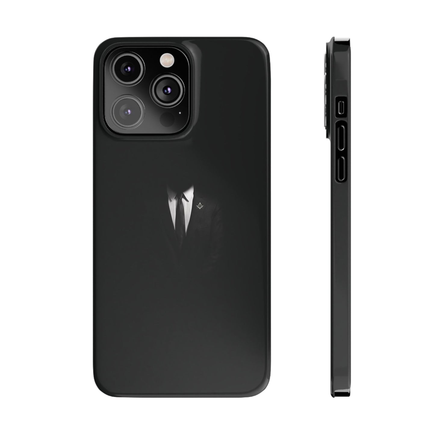 BLACK - Slim Phone Case