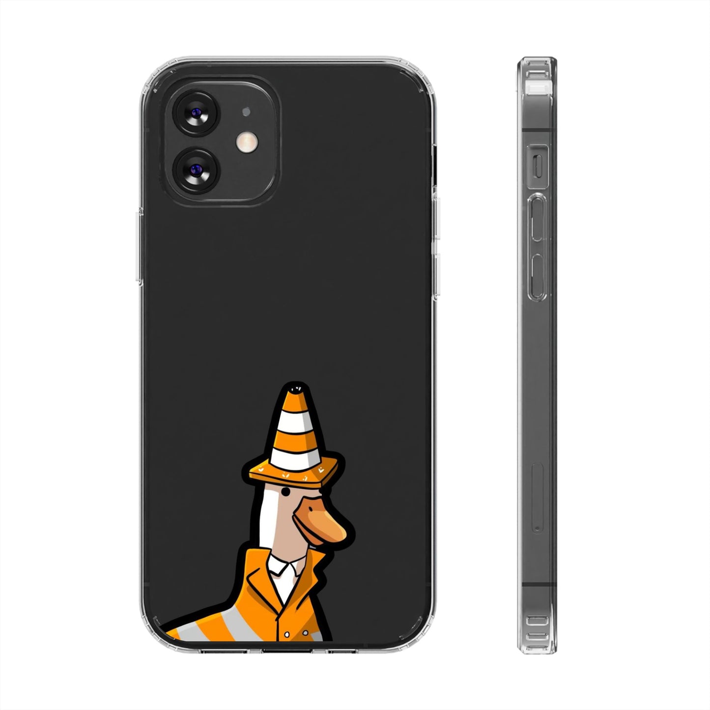 SAFE DUCK - Clear Phone Case