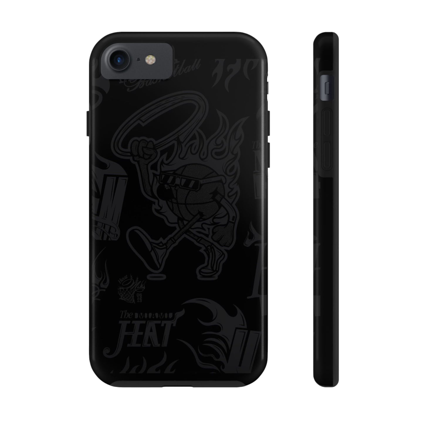 BLACK - Tough Phone Case