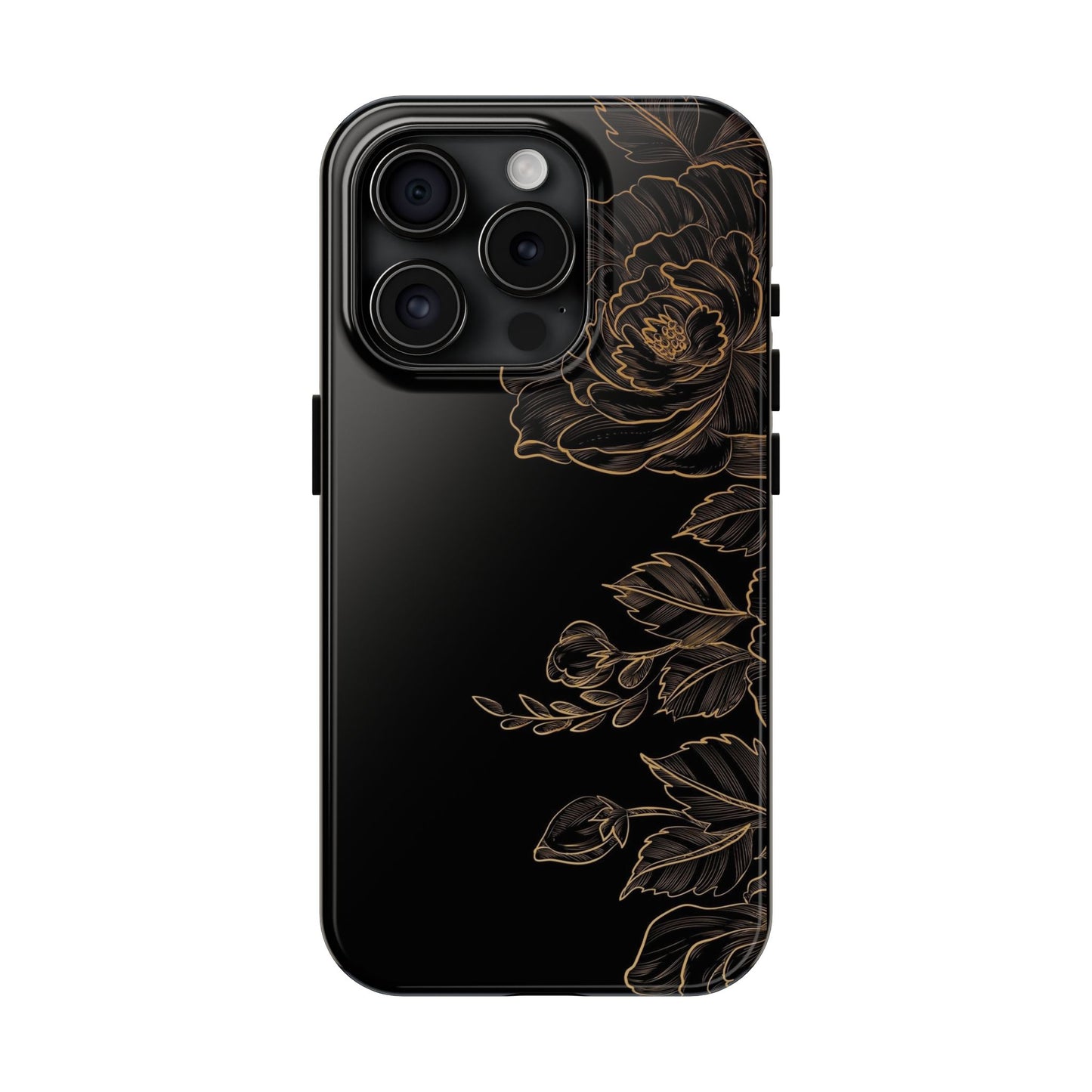 BLACK - Tough Phone Case