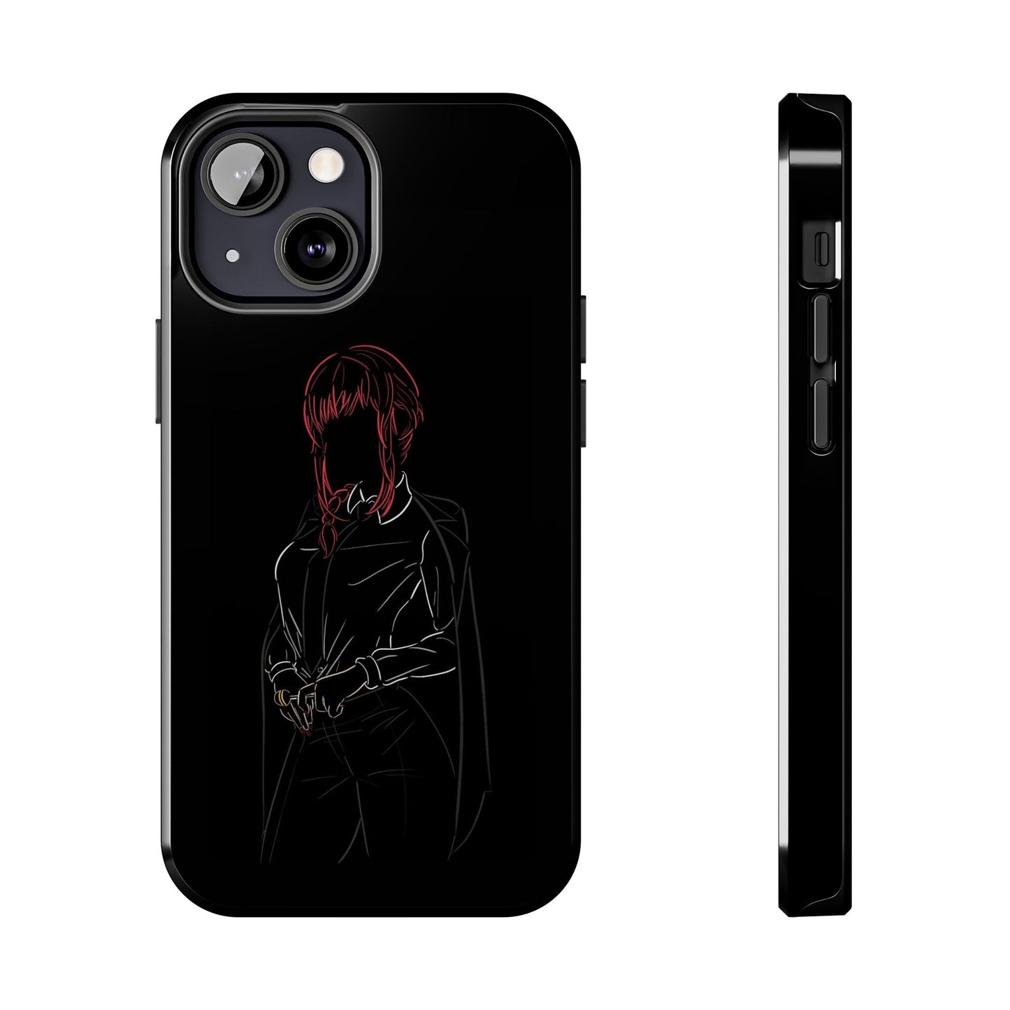BLACK - Tough Phone Case