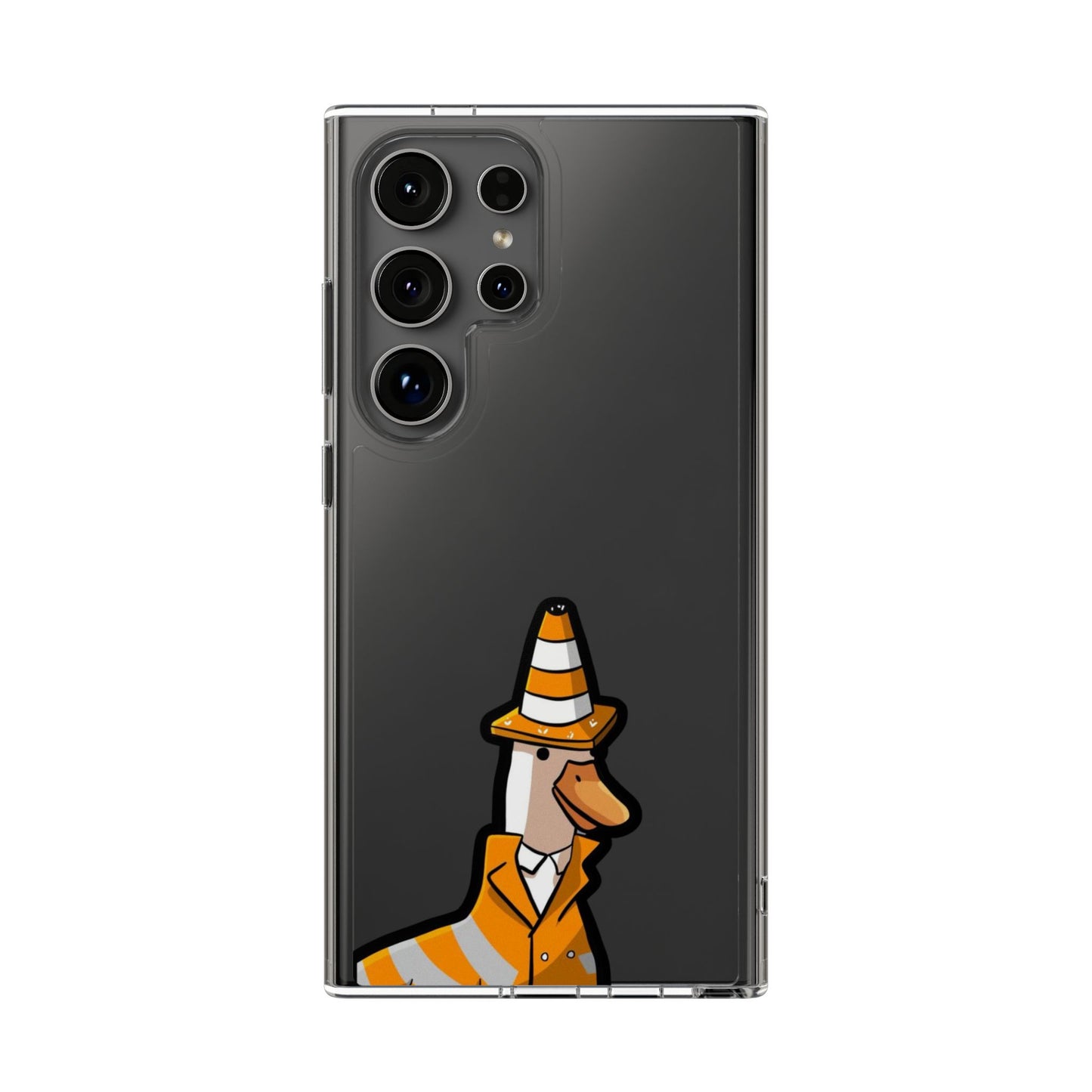 SAFE DUCK - Clear Phone Case