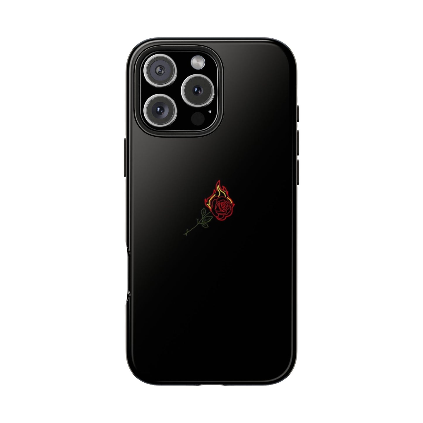 BLACK - Tough Phone Case