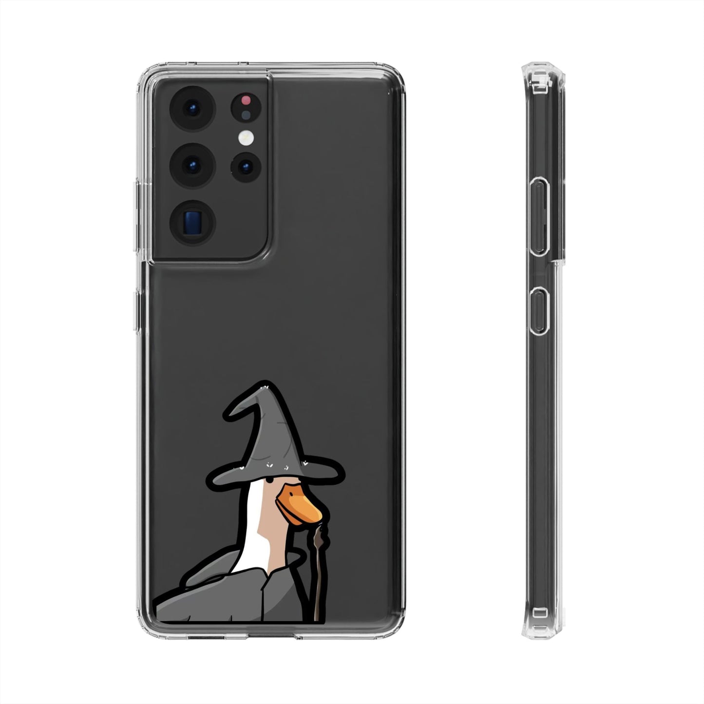 WIZARD Duck - Clear Phone Case